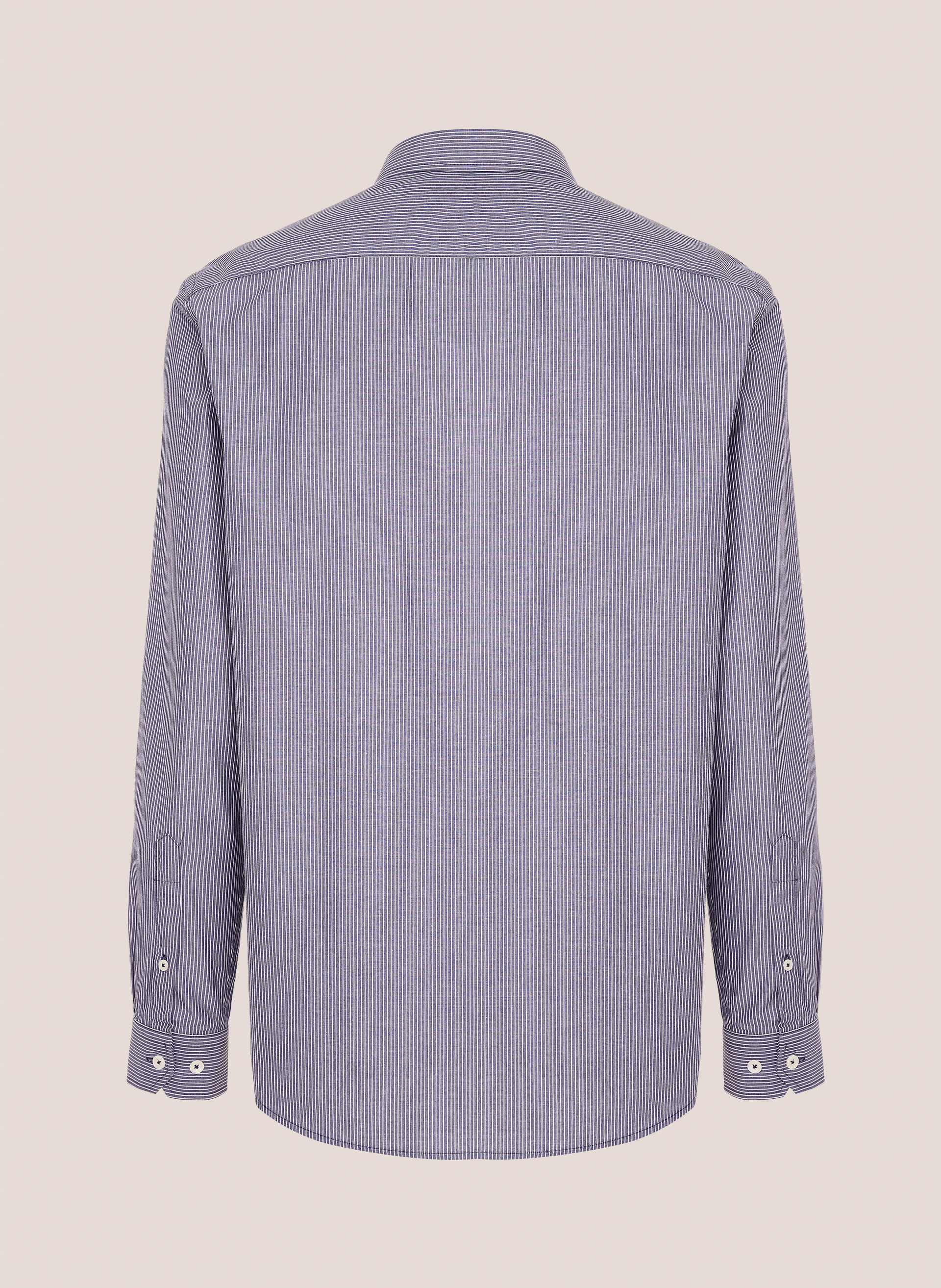 Camisa Slim Fit Listrada Dudalina Masculina