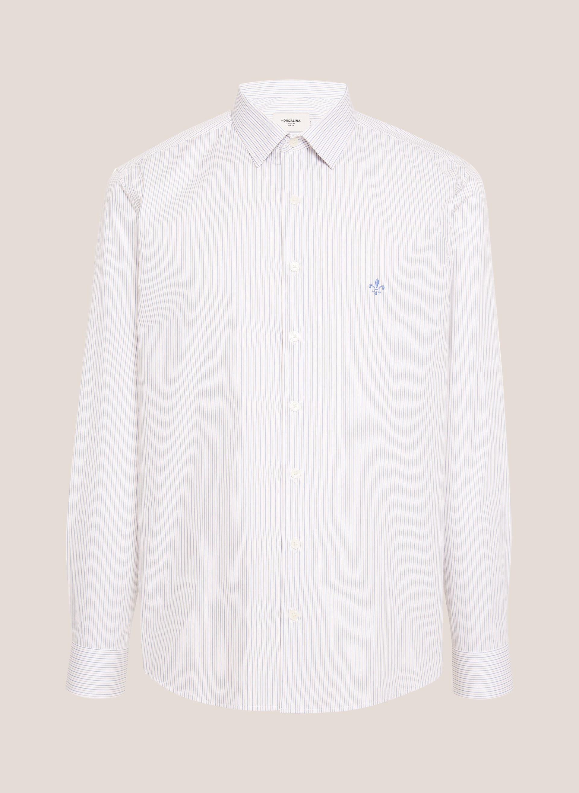 Camisa Slim Fit Listrada Dudalina Masculina