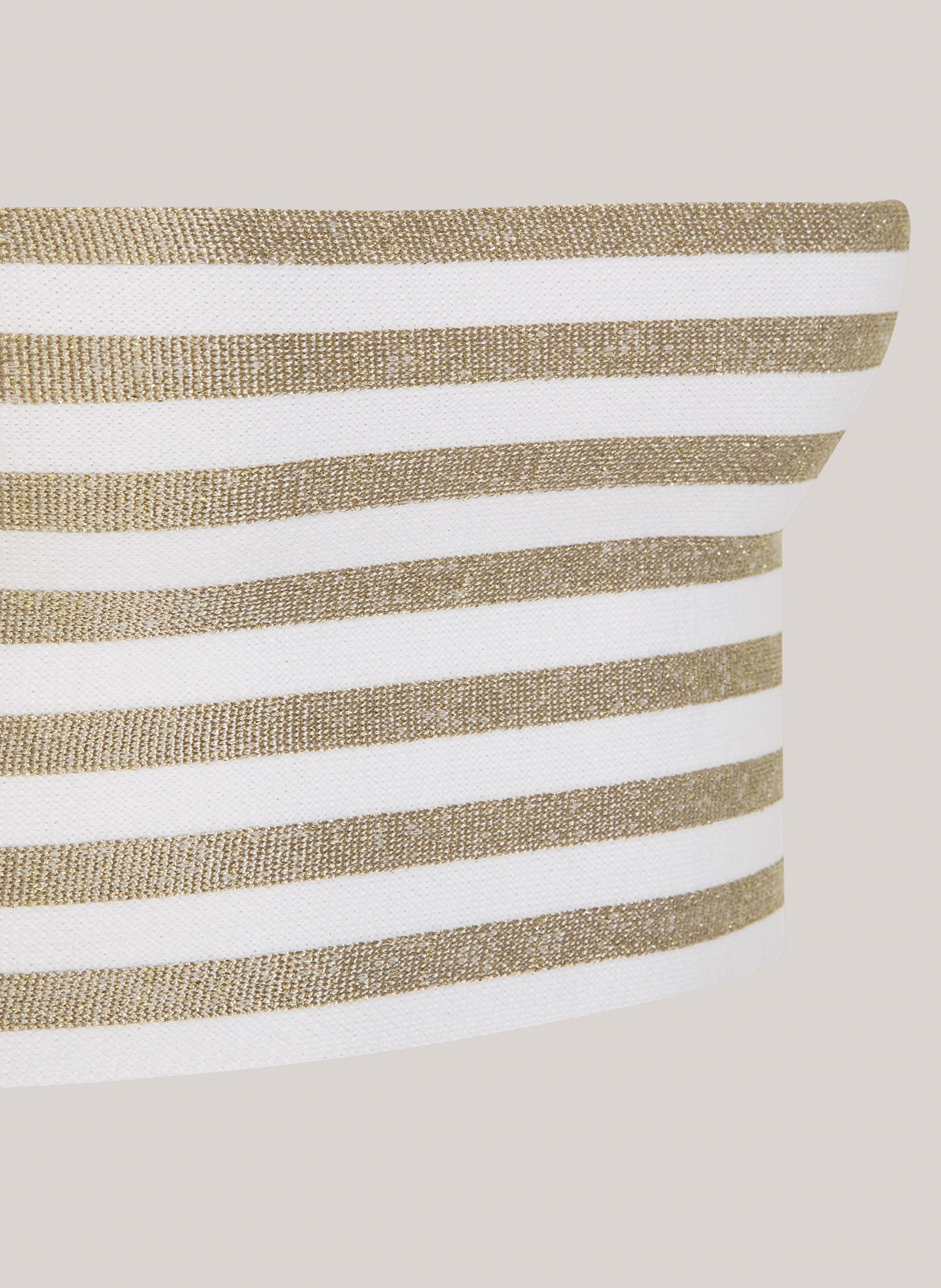 Top Justo Gold Stripes John John Feminino