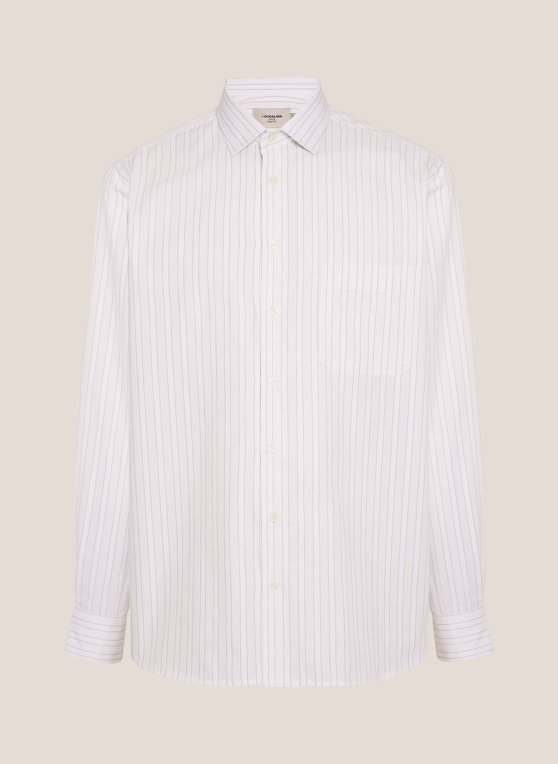 Camisa Comfort Fit Listrada Dudalina Masculina