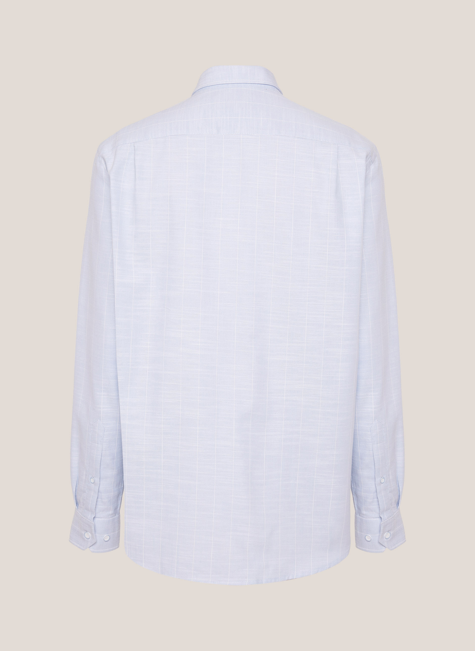 Camisa Comfort Fit Slub Dudalina Masculina
