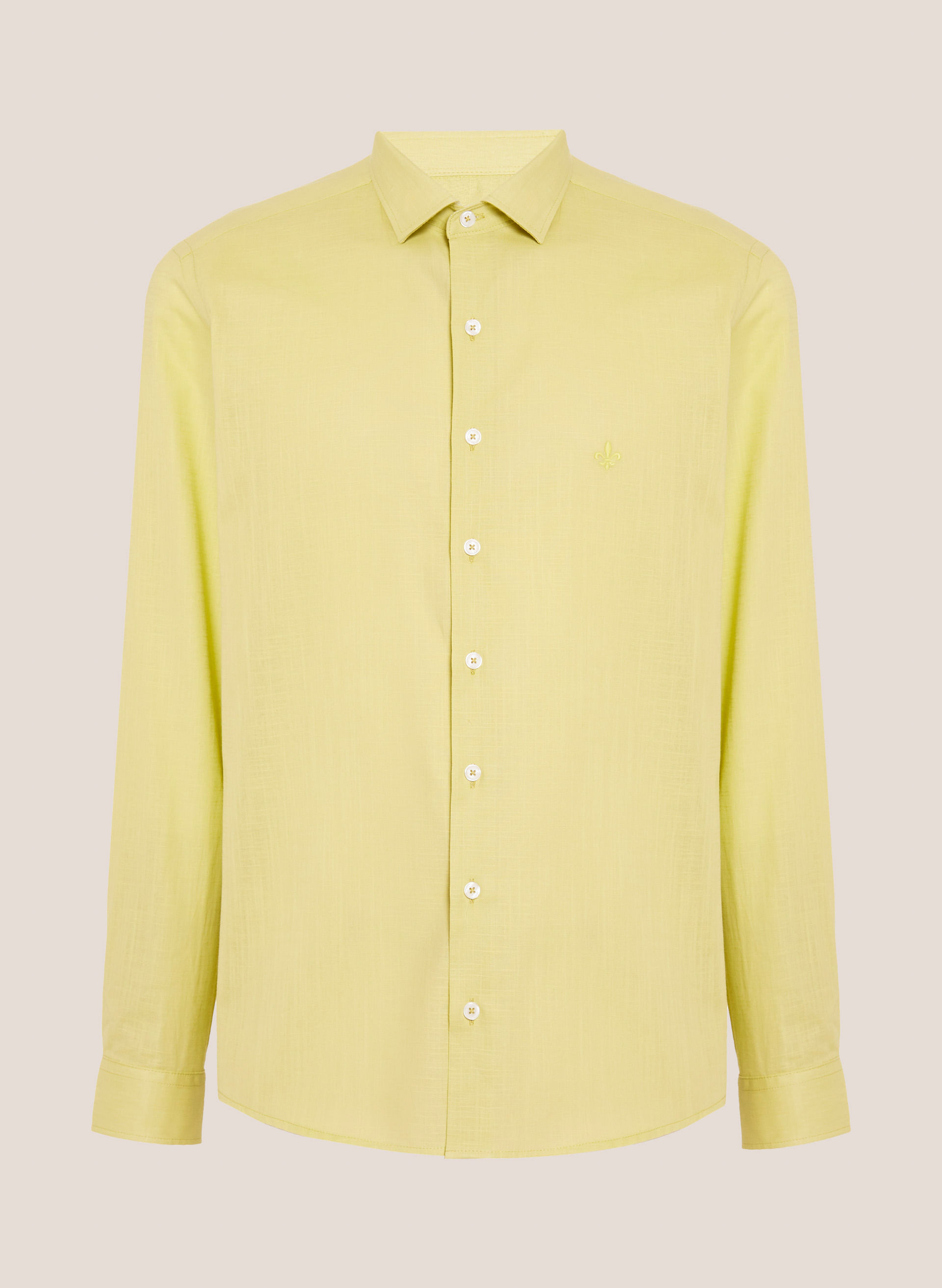 Camisa Slim Fit Slub Dudalina Masculina