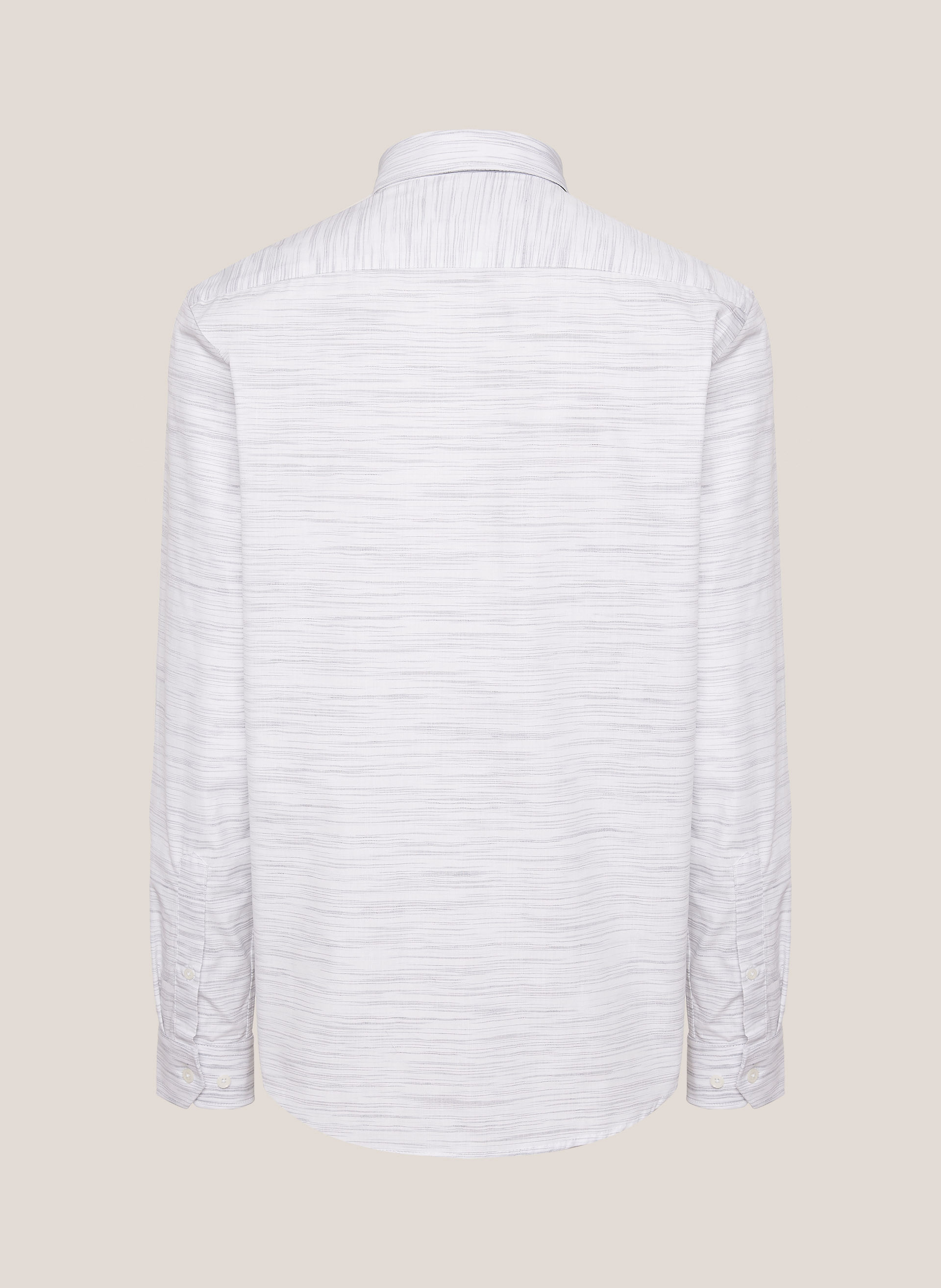 Camisa Slim Fit Space Dyed Dudalina Masculina