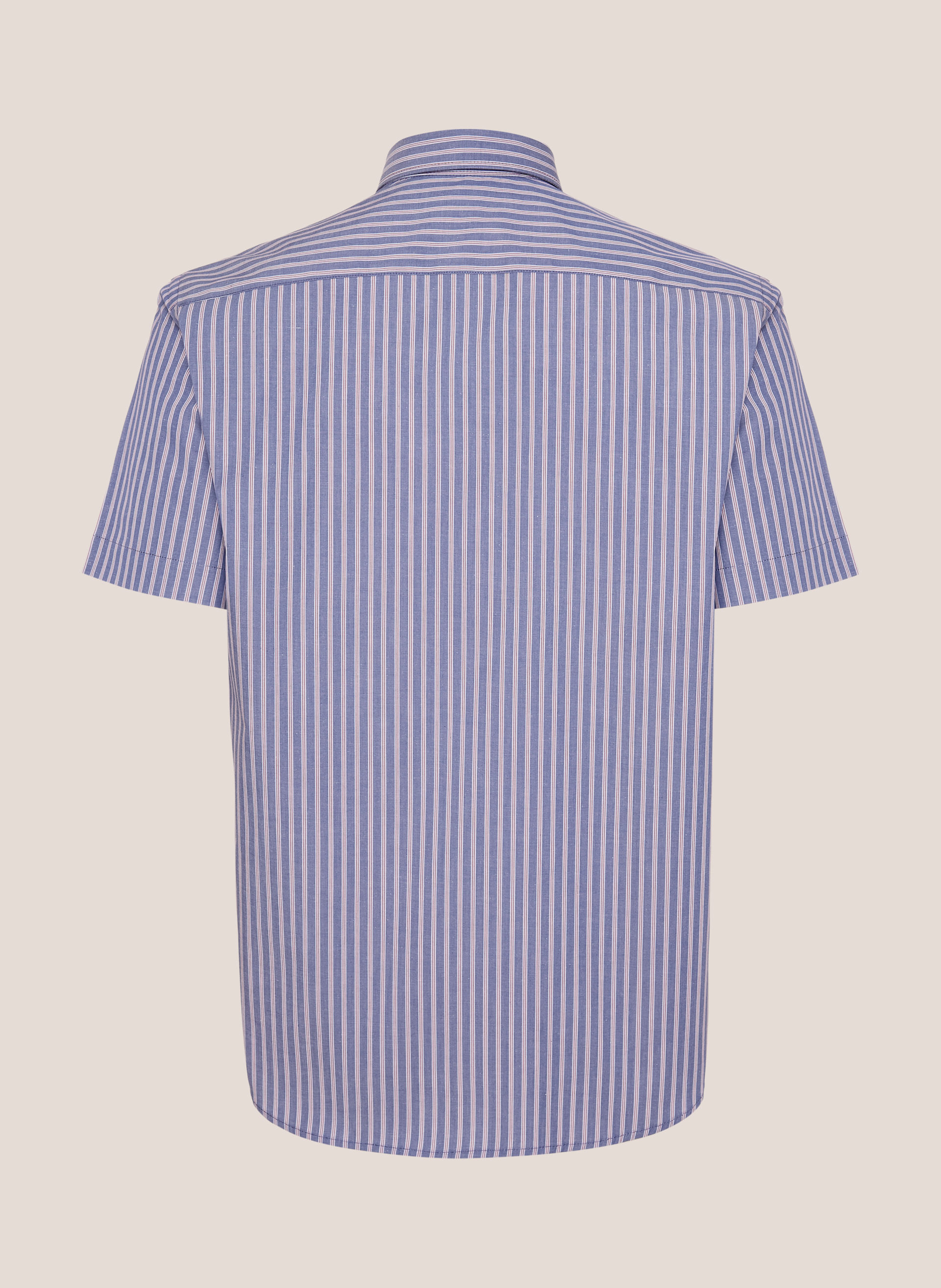 Camisa Slim Fit Listrada Dudalina Masculina