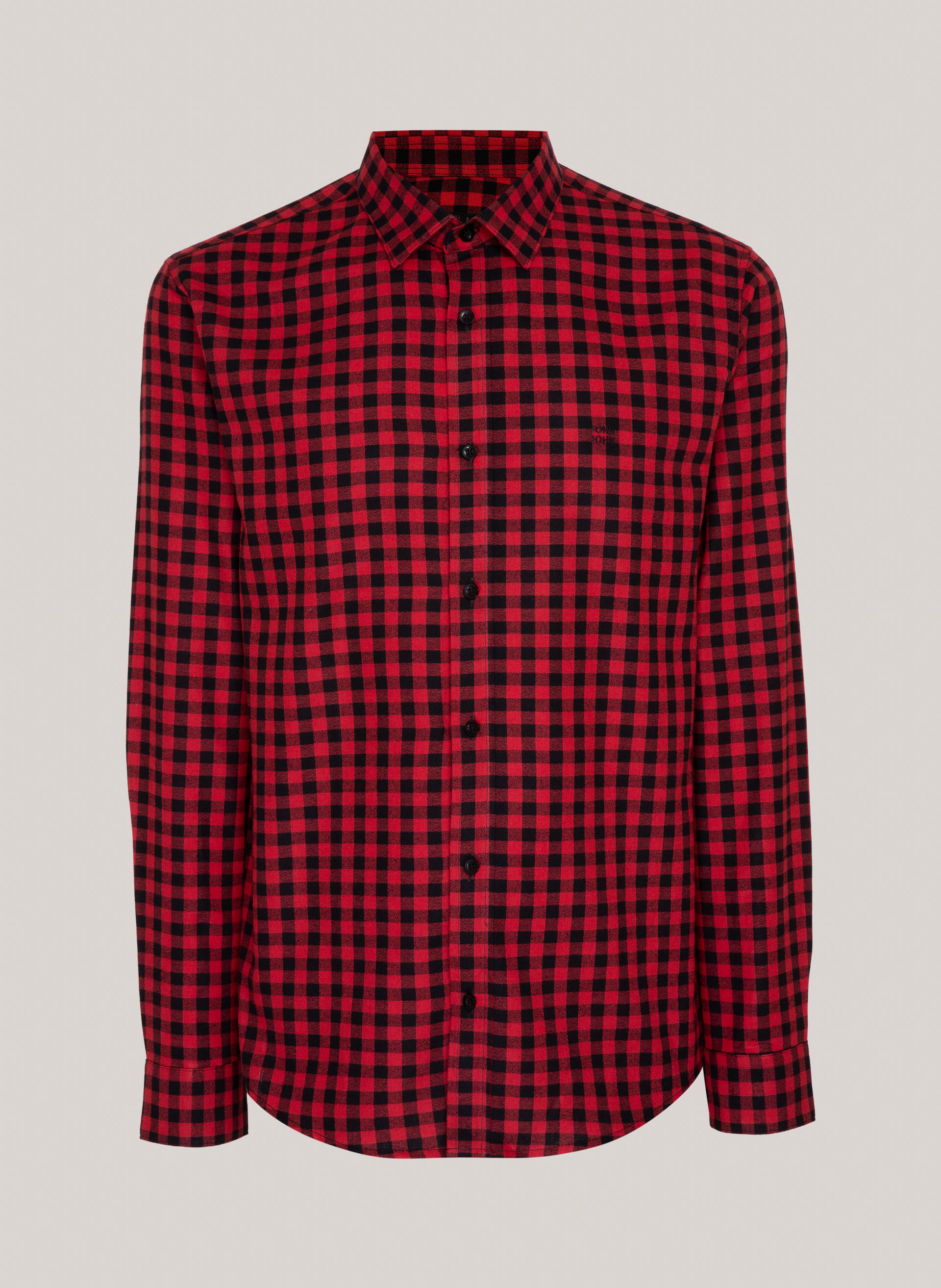 Camisa Regular Fit Red Chess John John Masculina