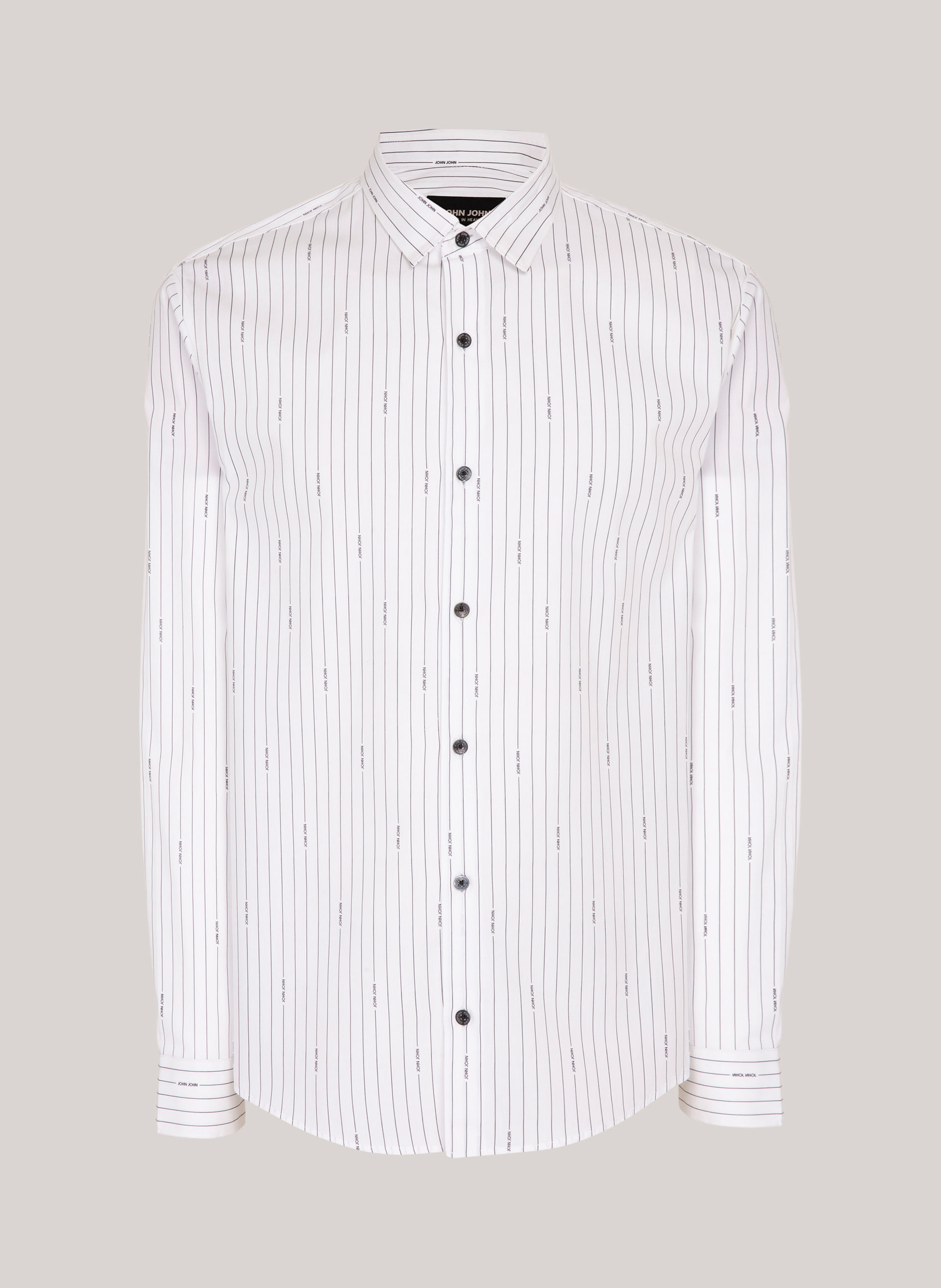 Camisa Slim Fit Stripes John John Masculina