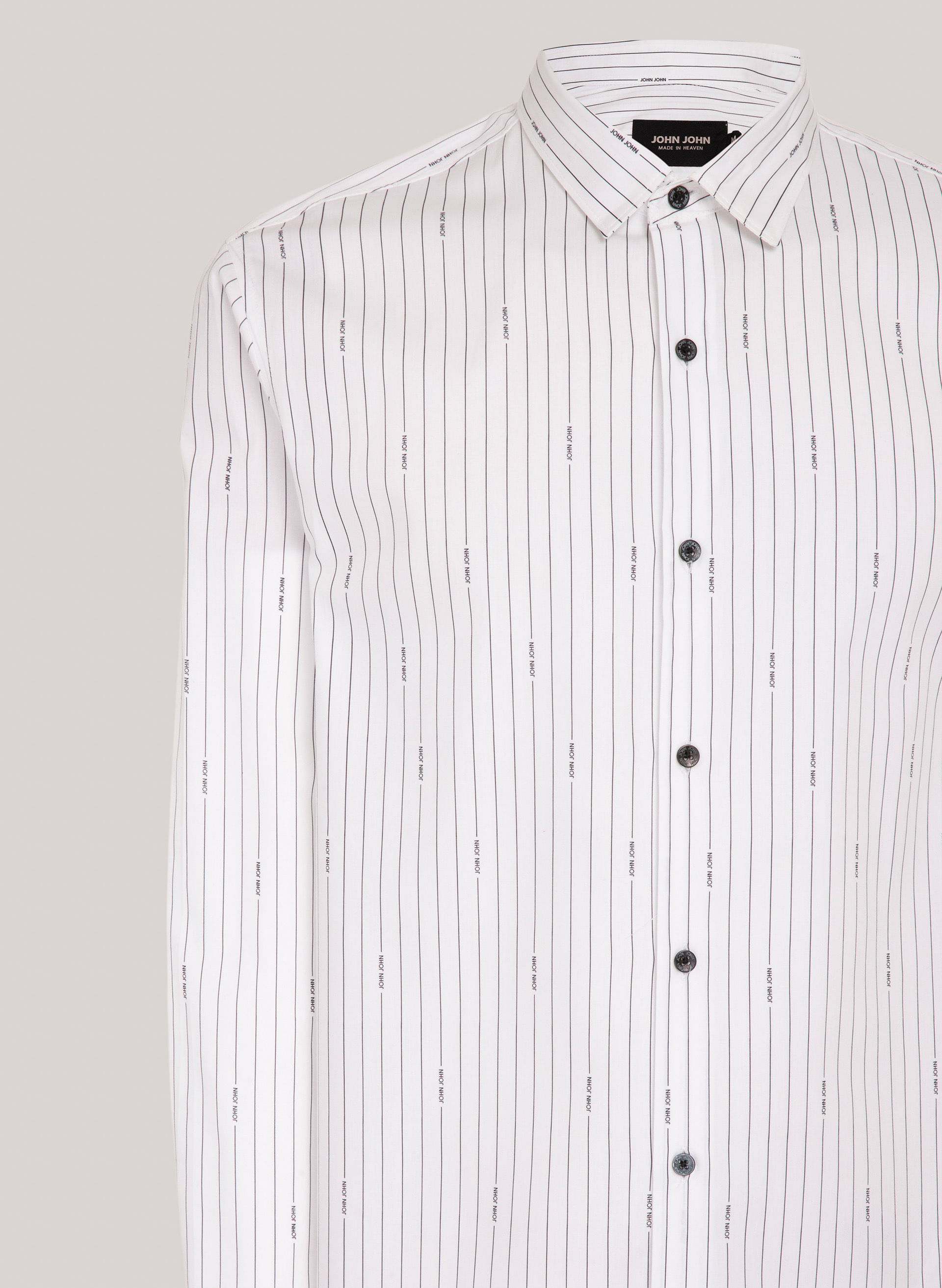 Camisa Slim Fit Stripes John John Masculina