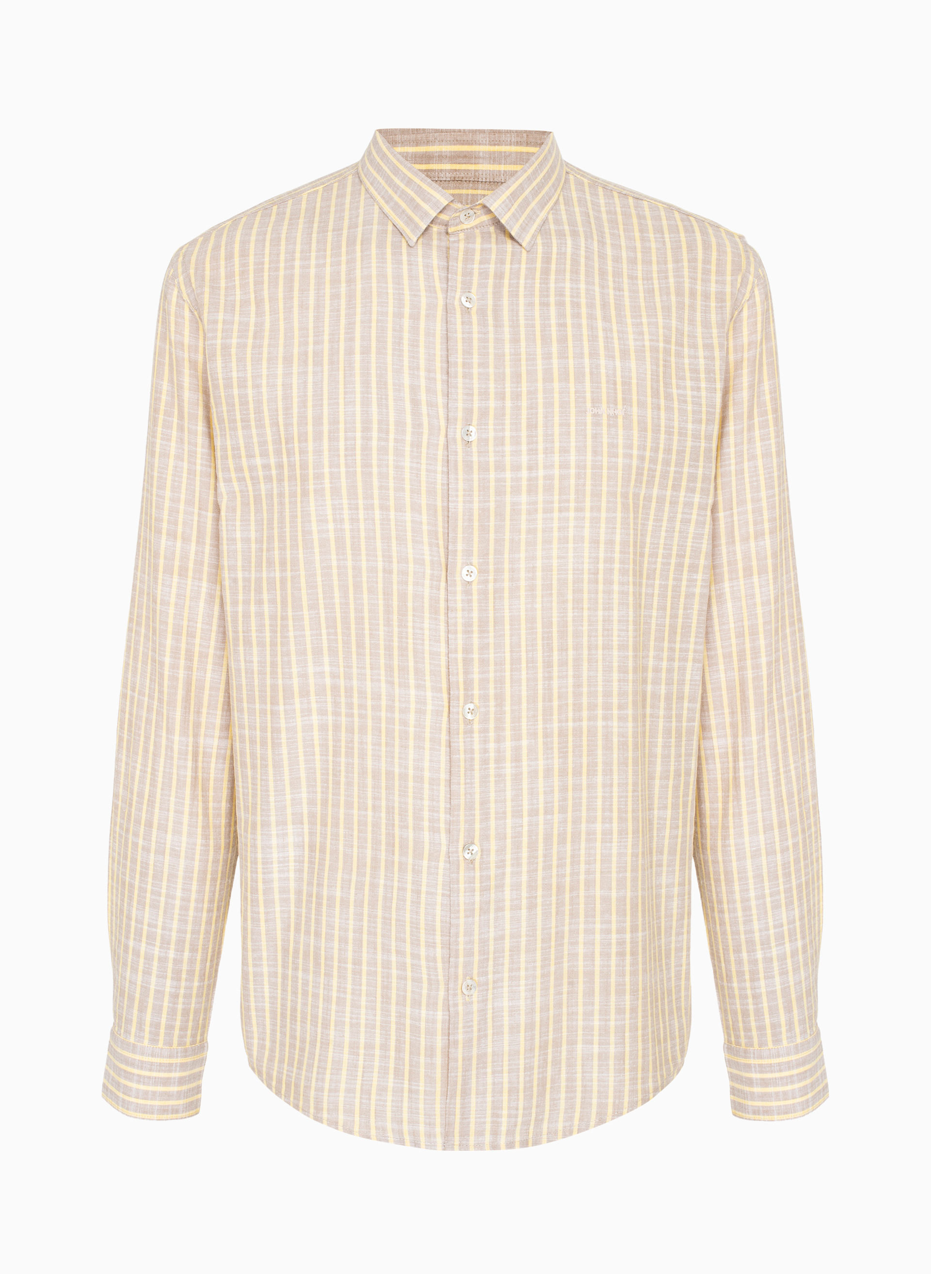 Camisa Regular Fit Cotton Stripe John John Masculina