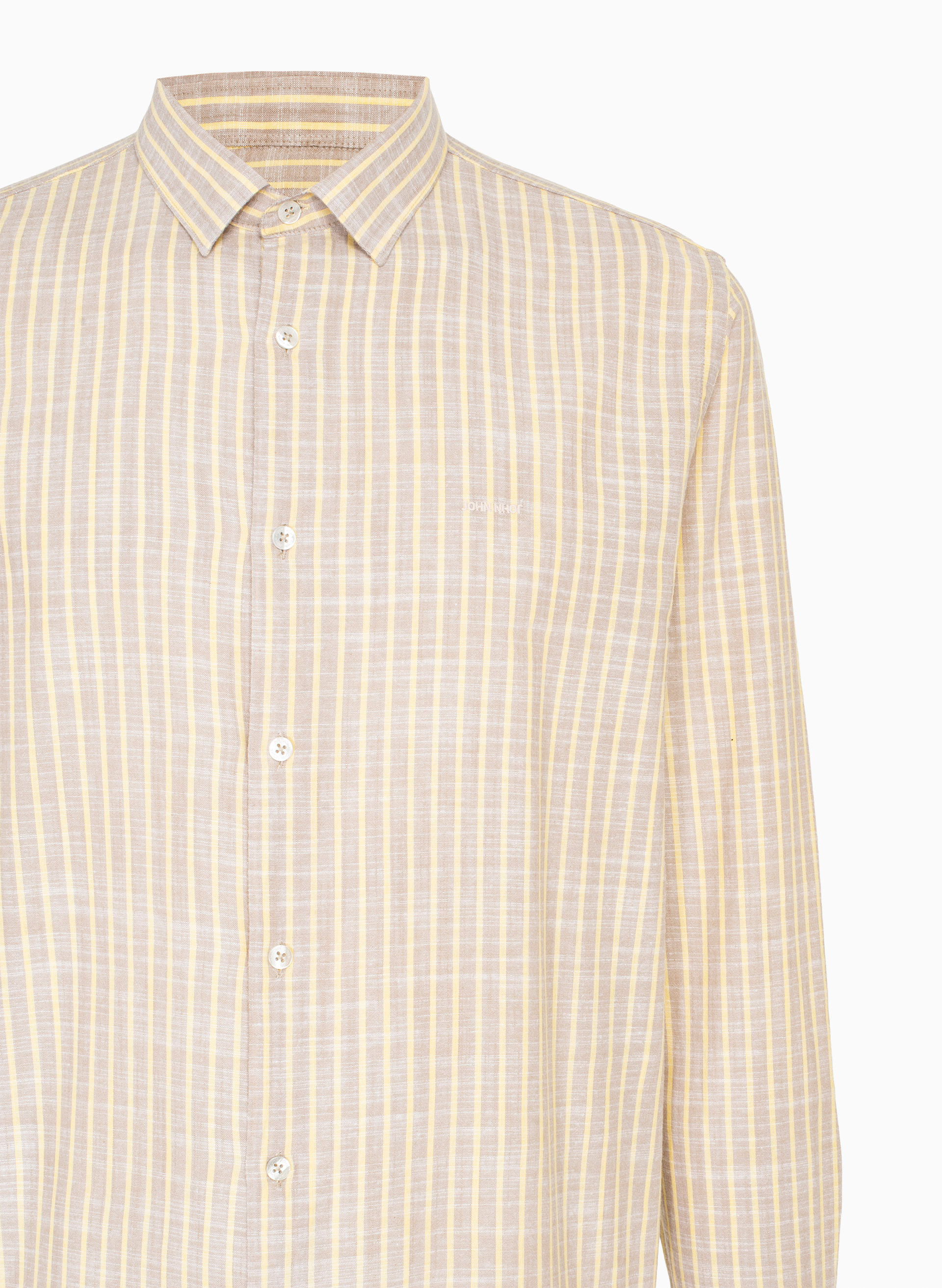 Camisa Regular Fit Cotton Stripe John John Masculina