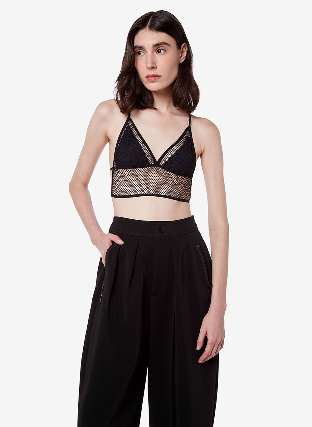 Top Justo Fever John John Feminino