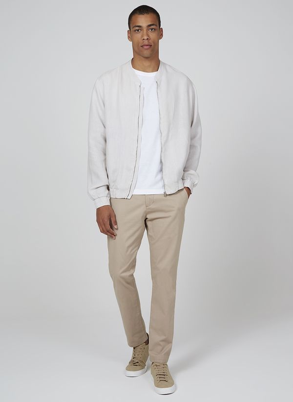 Jaqueta Bomber de Linho Dudalina Masculina