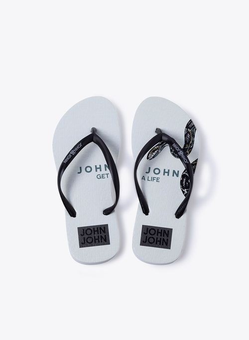 Chinelo White Snake John John Feminino
