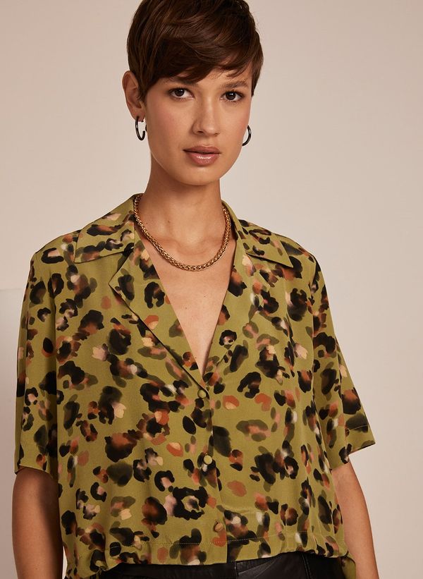 Camisa Le Lis Brenda Seda Feminina - Main Image