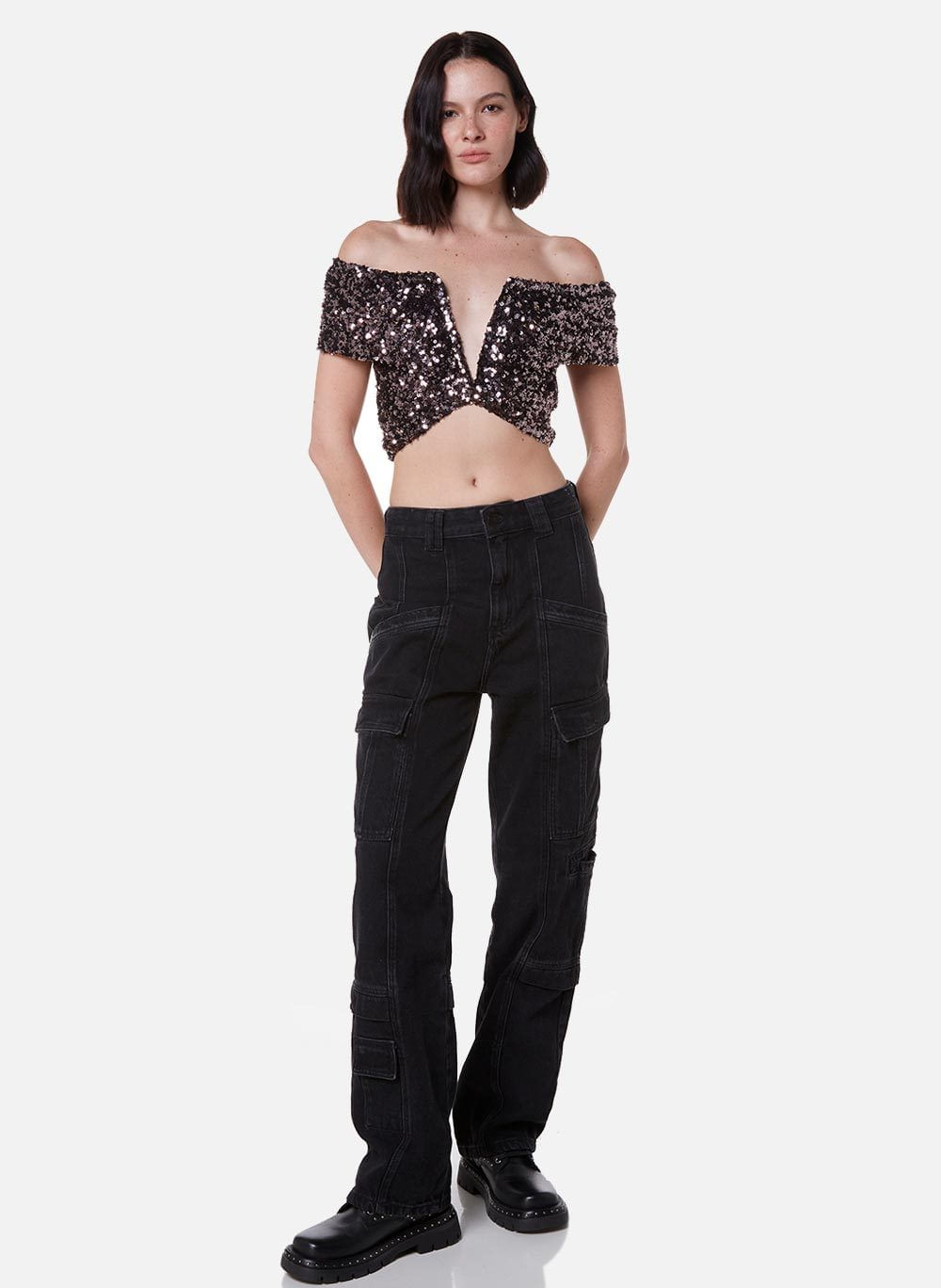 Top Justo Doris John John Feminino