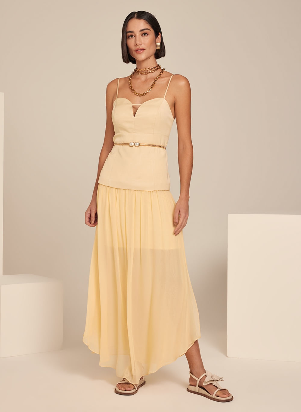 Top Le Lis Nina Alfaiataria Feminino