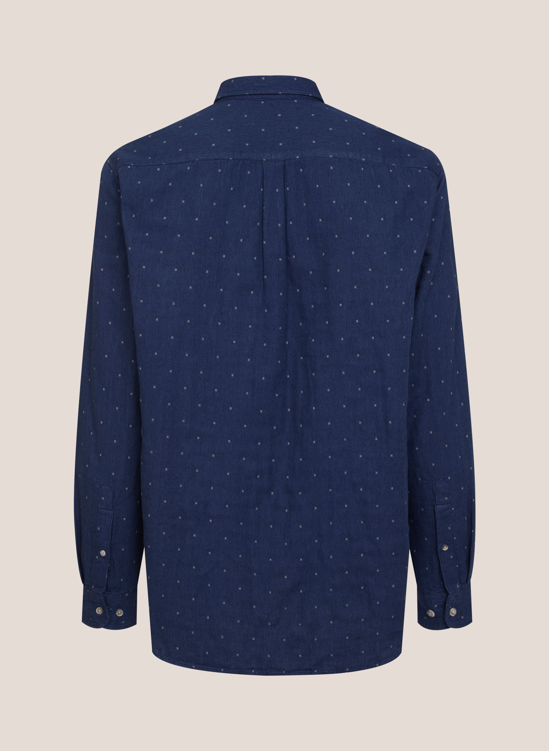 Camisa Comfort Fit Índigo Dudalina Masculina