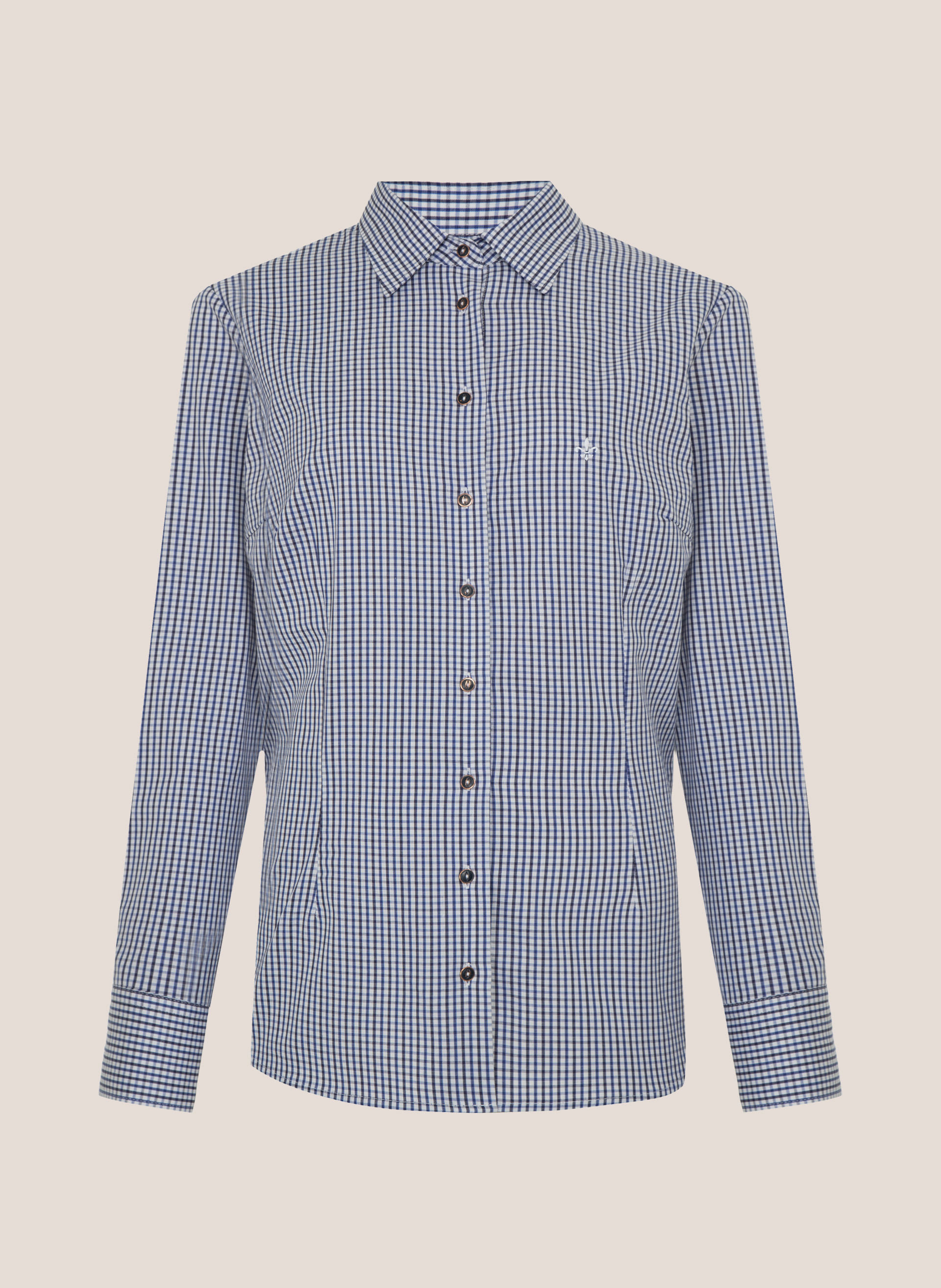 Camisa Slim Fit Xadrez Dudalina Feminina