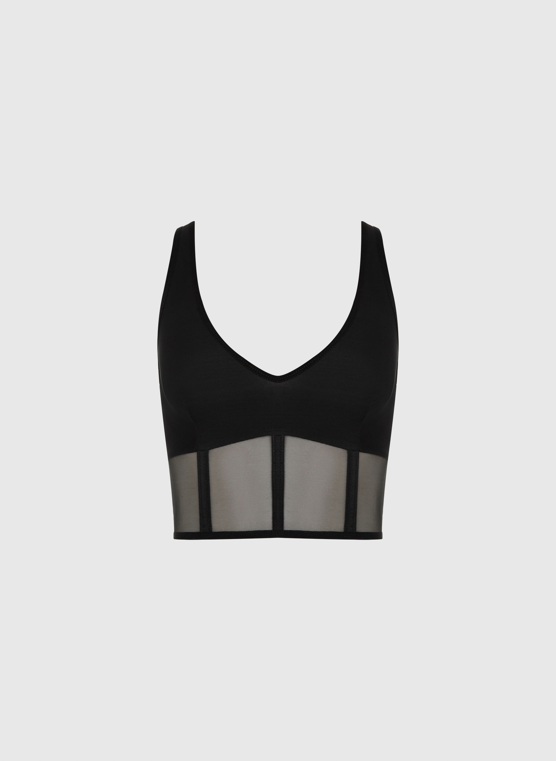 Top Marrie Luna Preto Bo.Bô Feminino