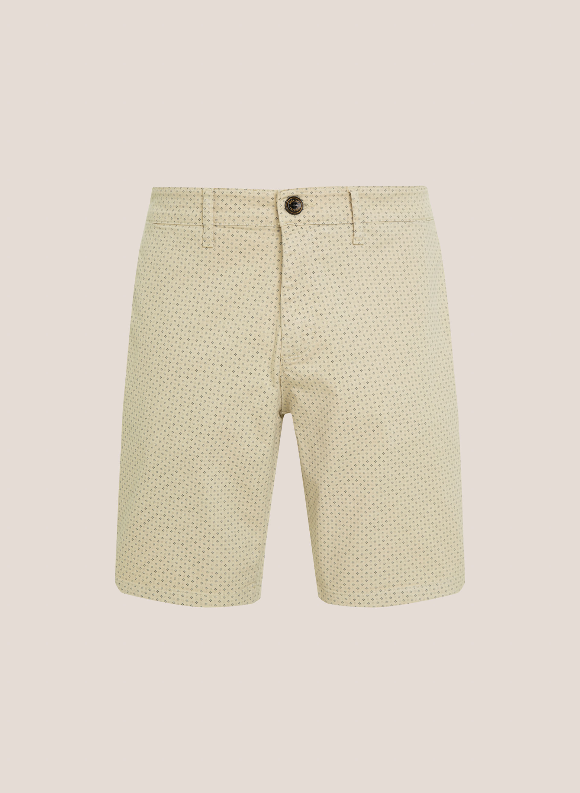 Bermuda Chino Slim Fit Estampada Dudalina Masculina