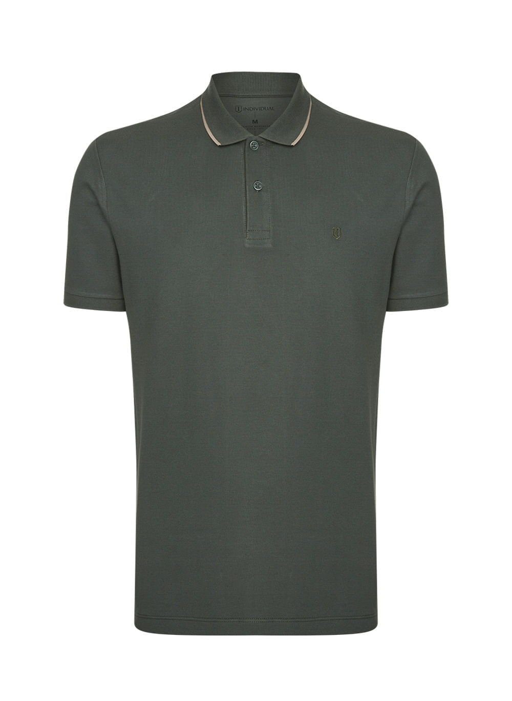 Polo Básico Moda Slim Masculina Individual