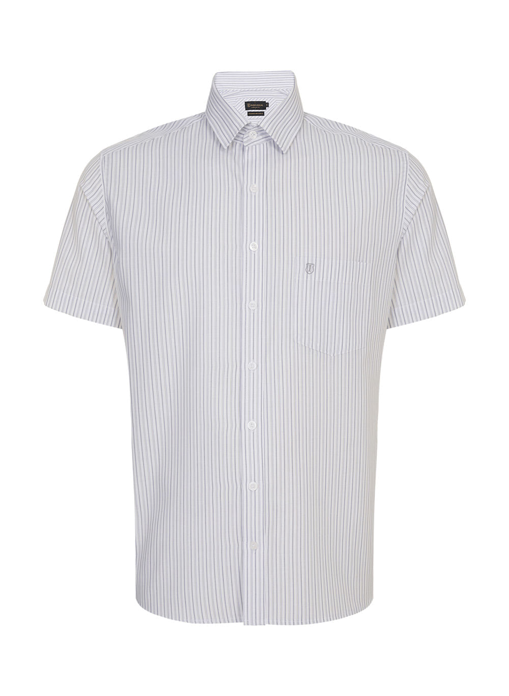 Camisa Comfort Fit Mix Cinza Masculina Individual