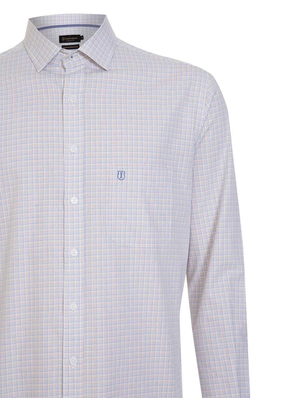Camisa Comfort Fit Xadrez Masculina Individual