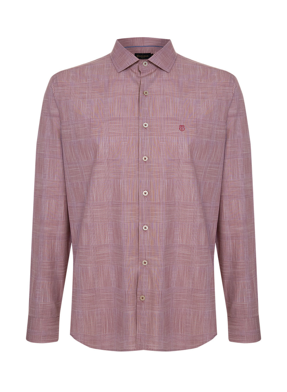 Camisa Slim Fit Xadrez Masculina Individual
