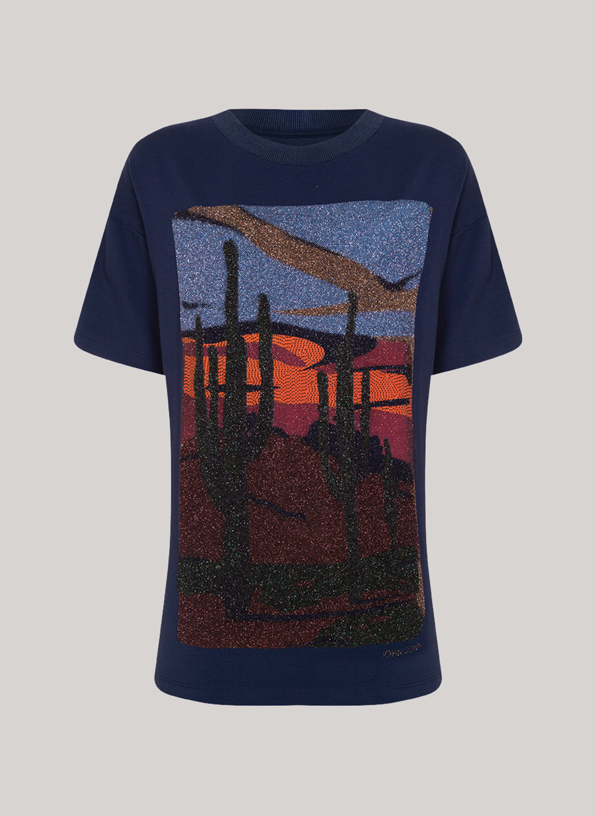 Camiseta Ampla West Valley John John Feminina