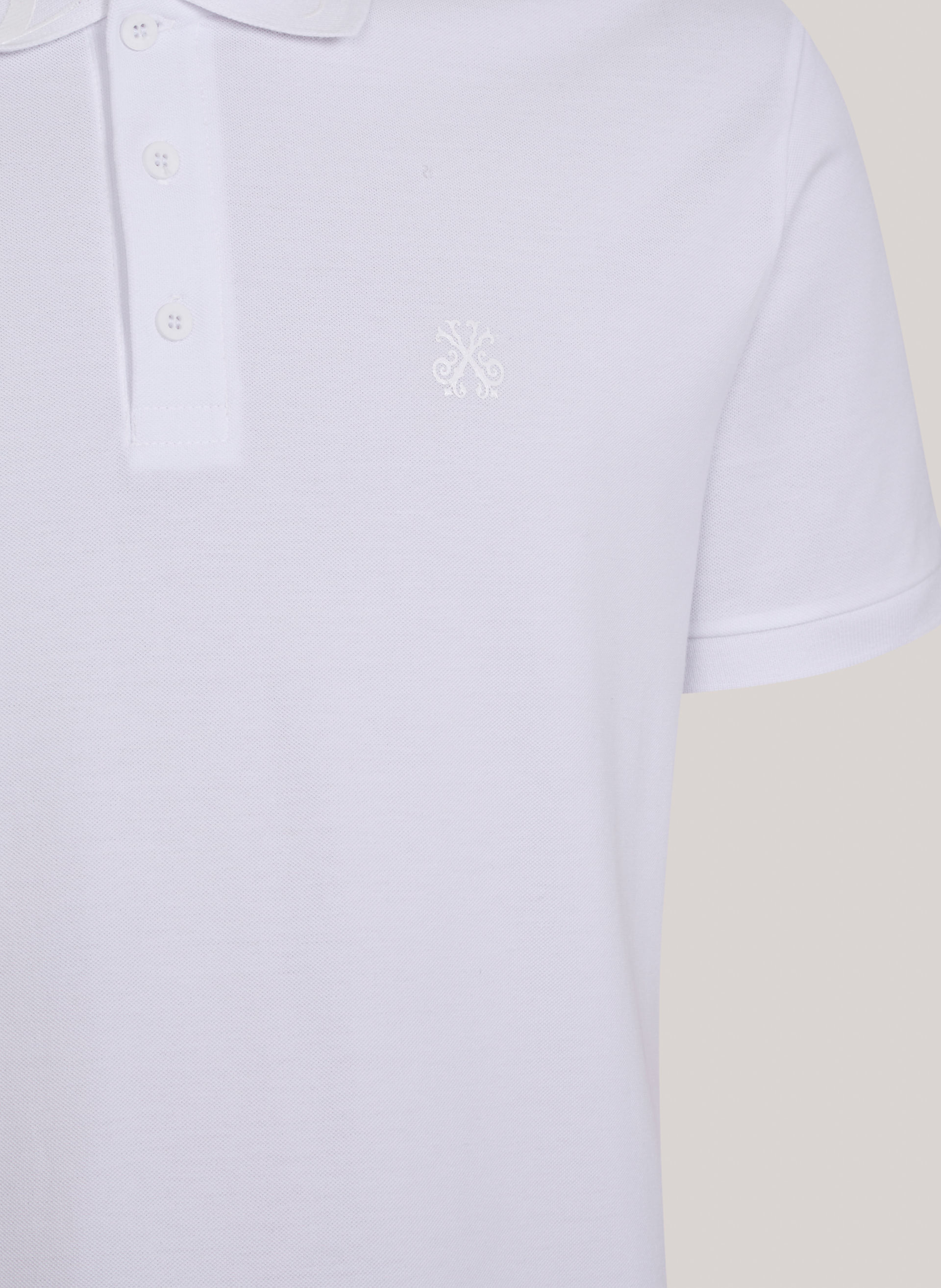 Polo Regular Fit Isla White John John Masculina