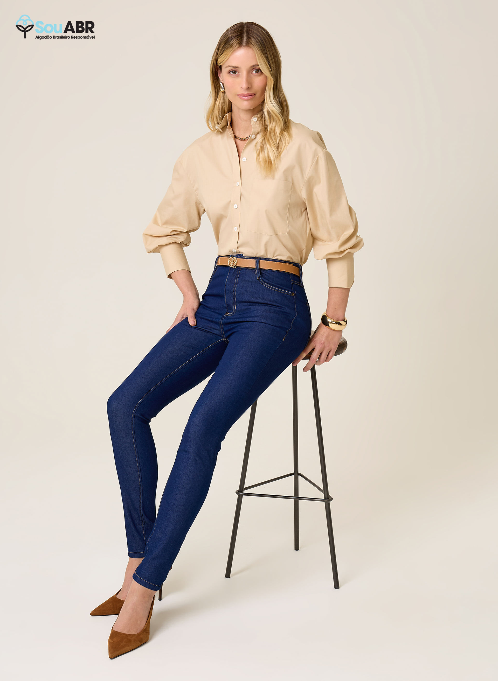 Calça Jeans Skinny Five Pockets Dudalina Feminina