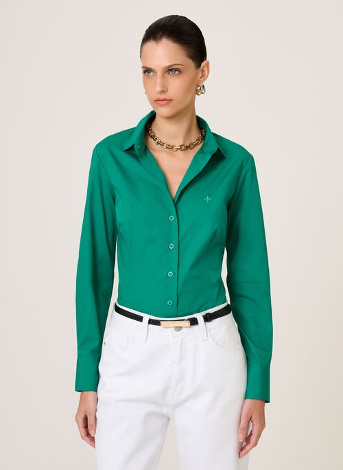 Camisa Slim Fit Dudalina Feminina