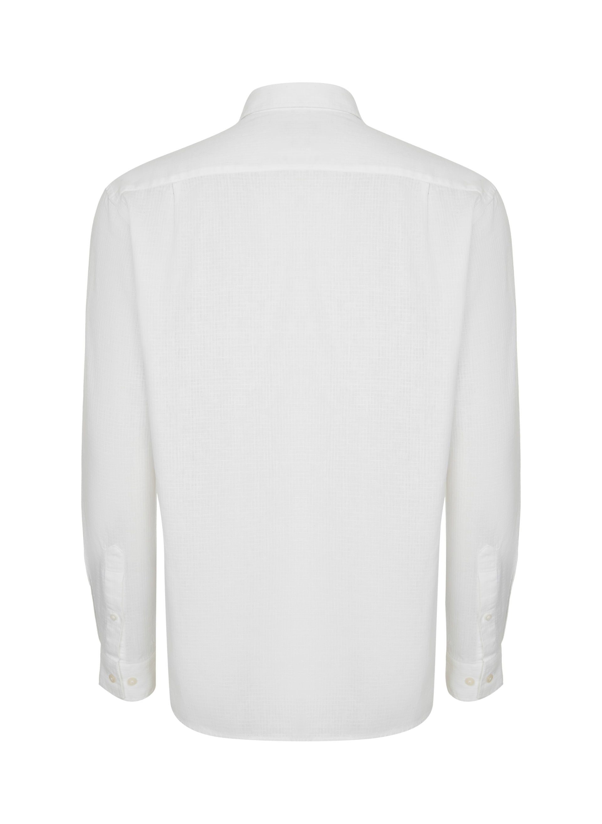 Camisa Comfort Fit Linho Maquinetada Masculina Individual