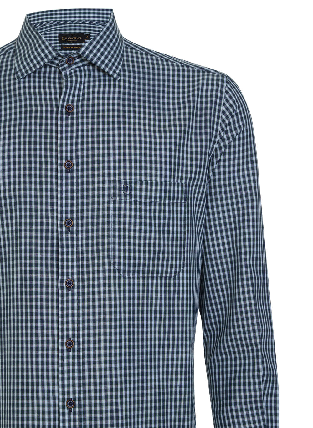 Camisa Comfort Fit Xadrez Masculina Individual