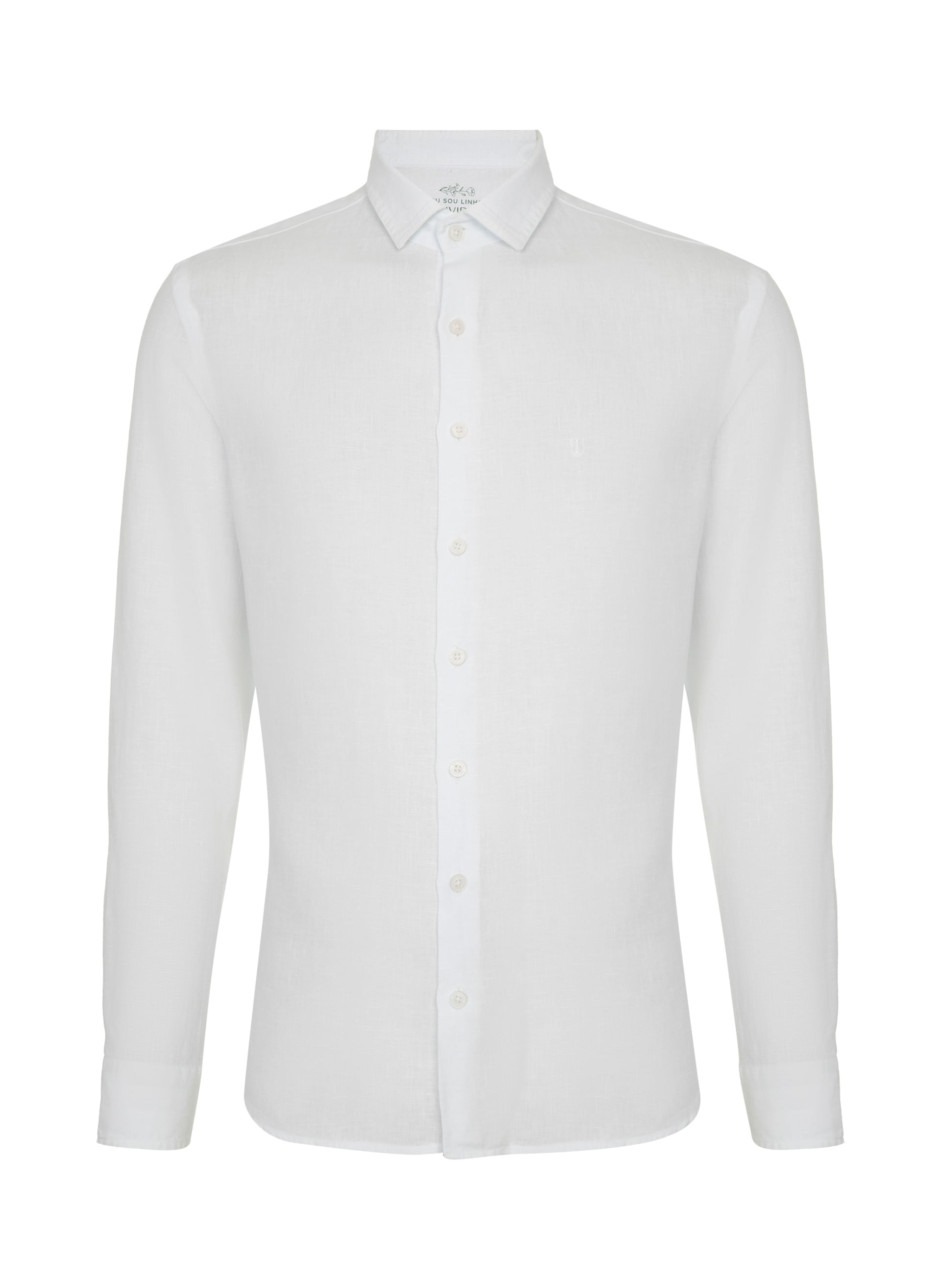 Camisa Slim Fit Linho Masculina Individual