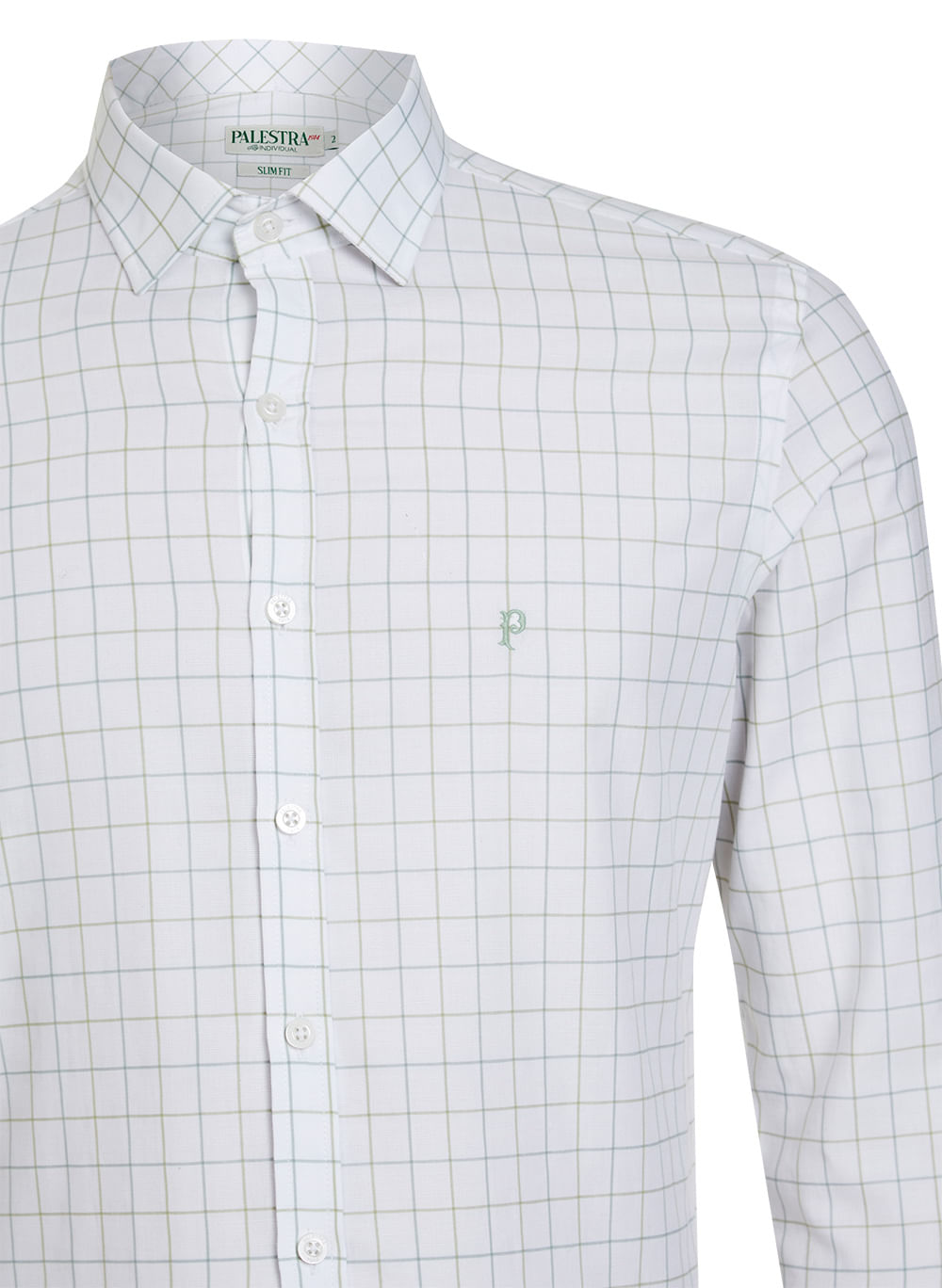 Camisa Slim Xadrez Palestra 1914 Masculina Individual