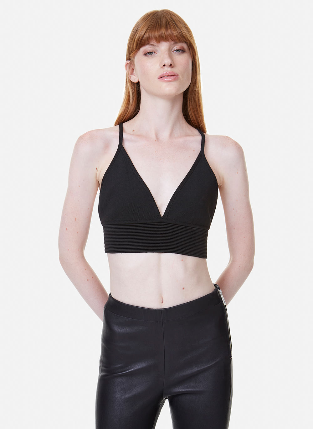 Top John John Perfect Black Feminino