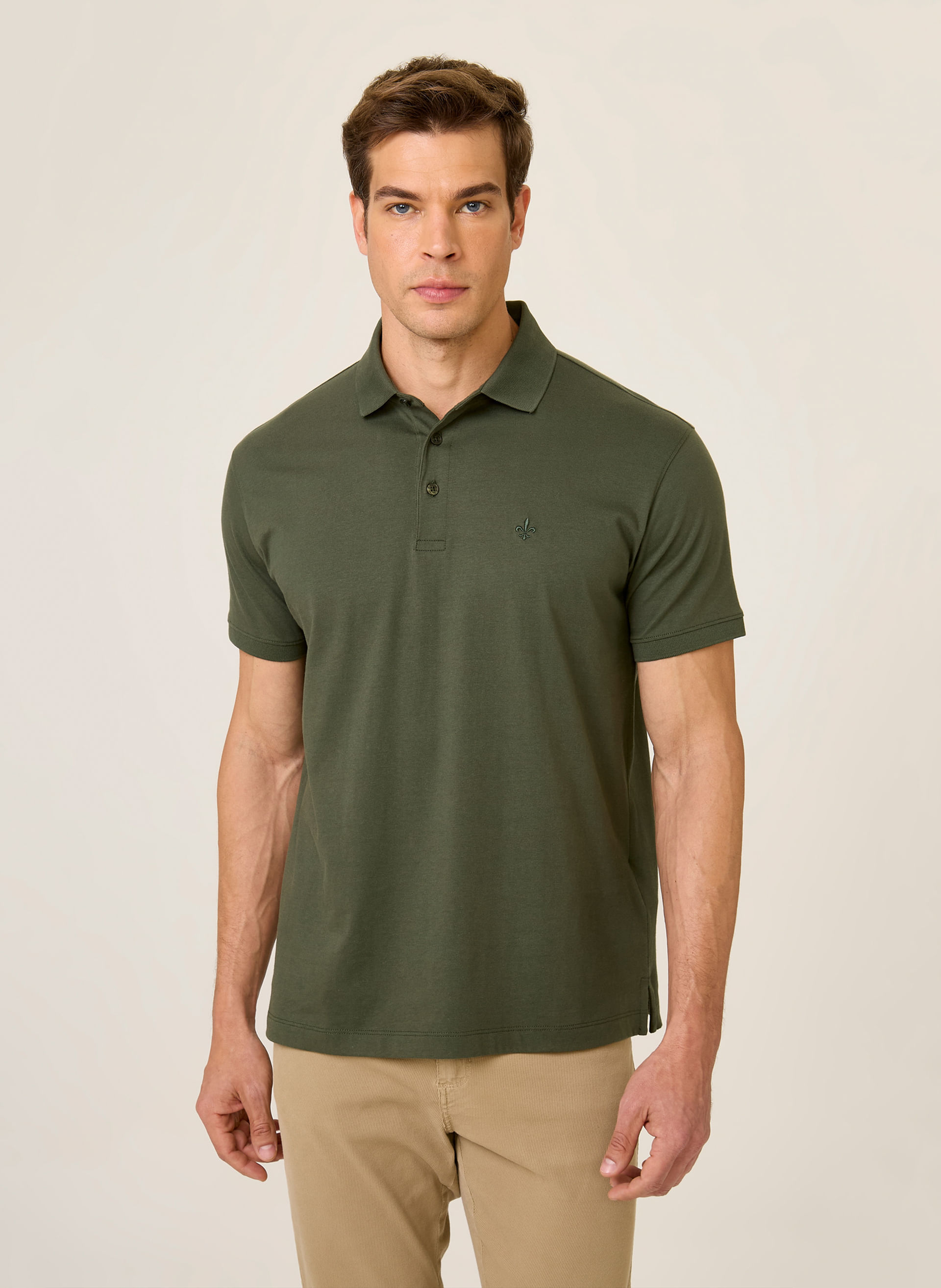 Polo Regular Fit Pima Touch Dudalina Masculina