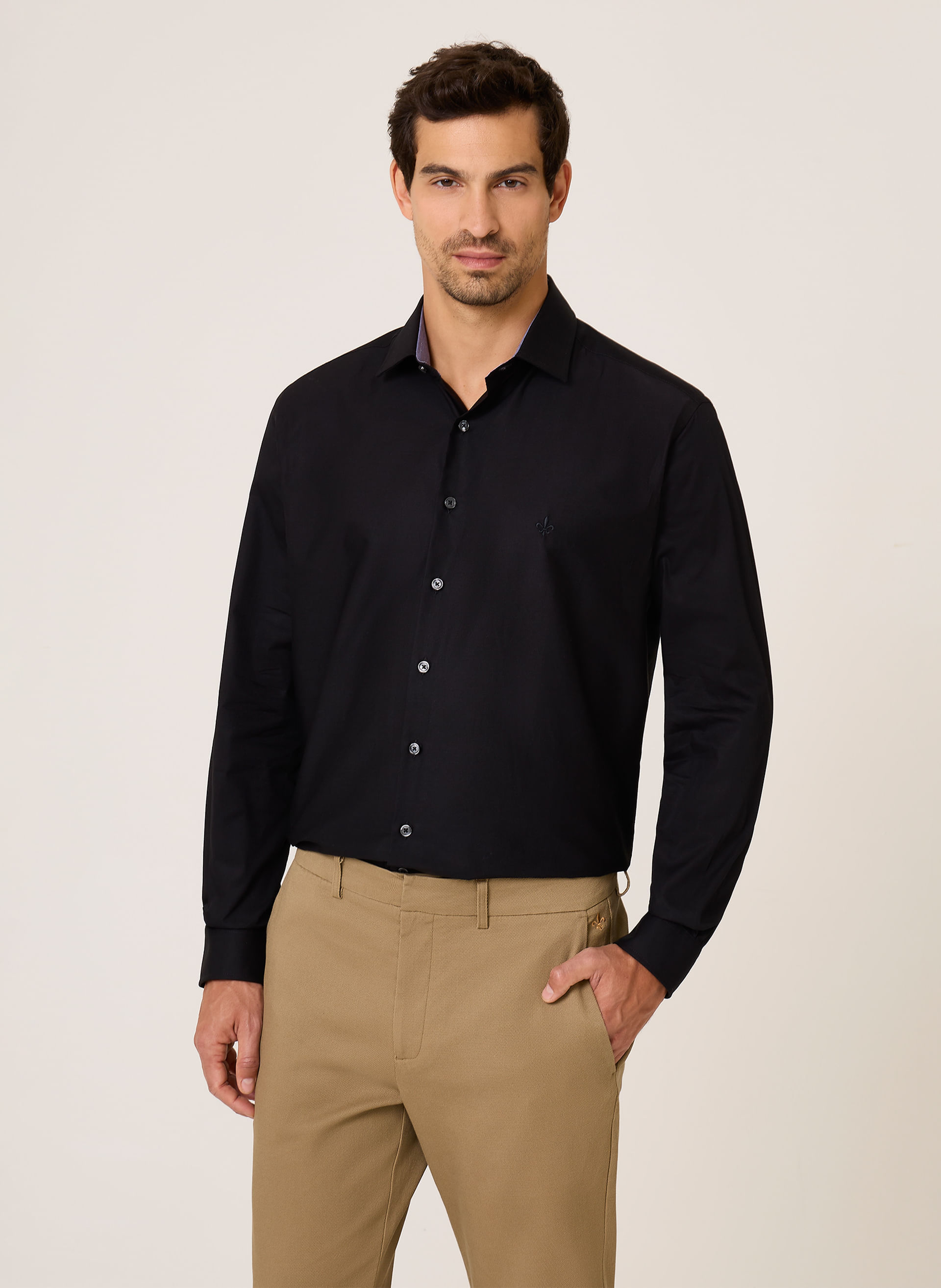Camisa Comfort Fit Lisa Dudalina Masculina