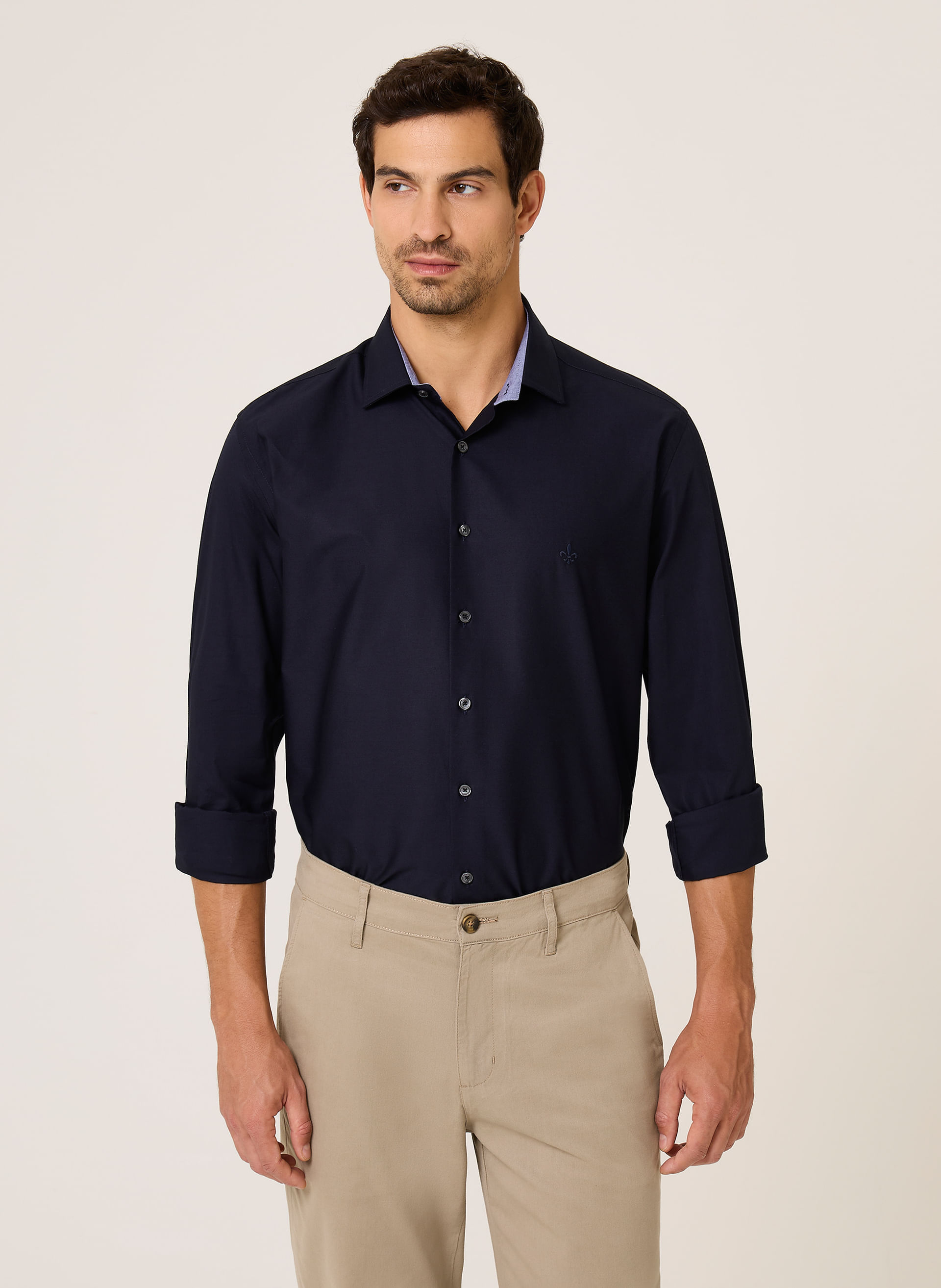 Camisa Comfort Fit Lisa Dudalina Masculina