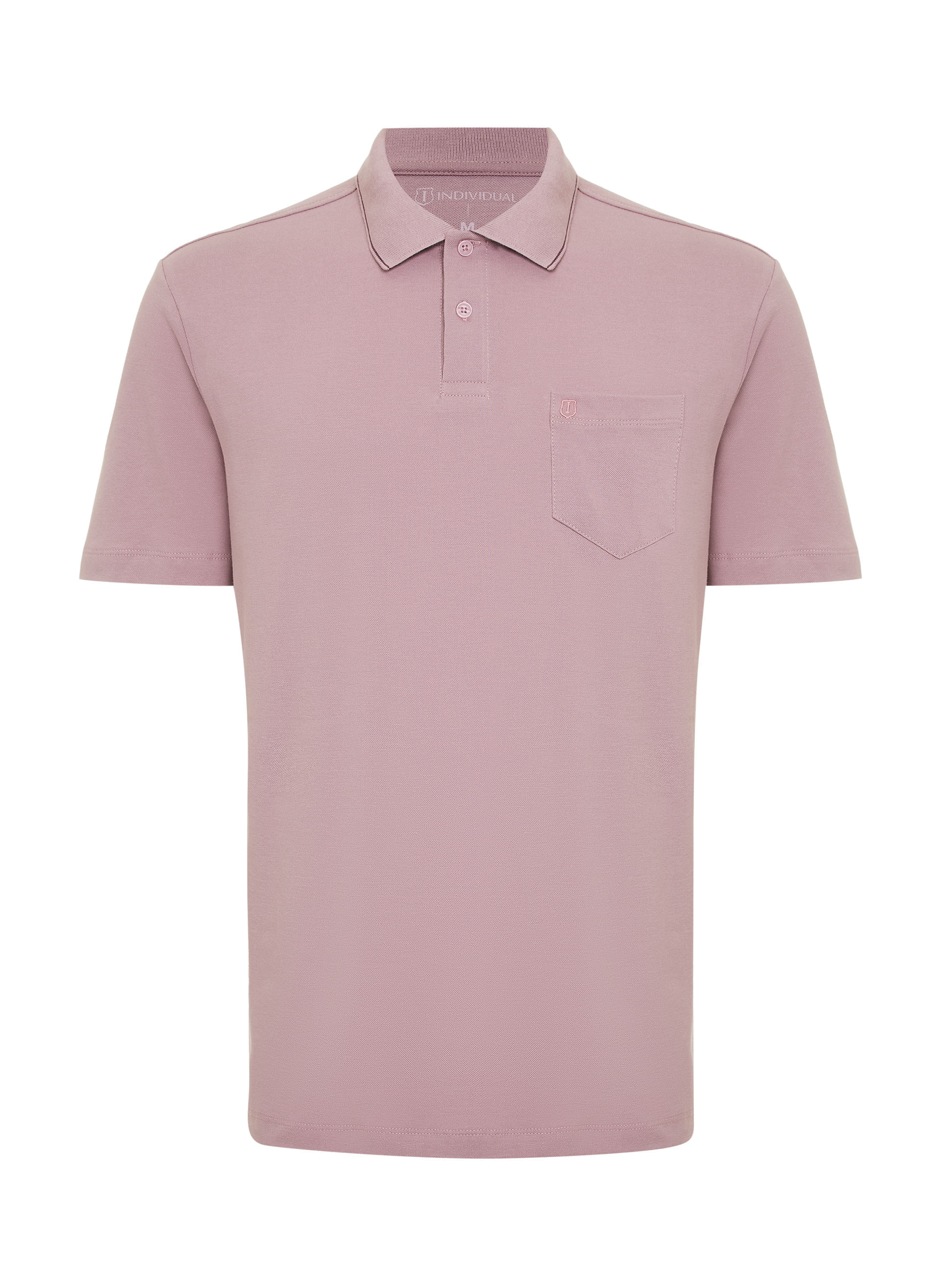 Polo Comfort Fit Básica Moda Bolso Masculina Individual