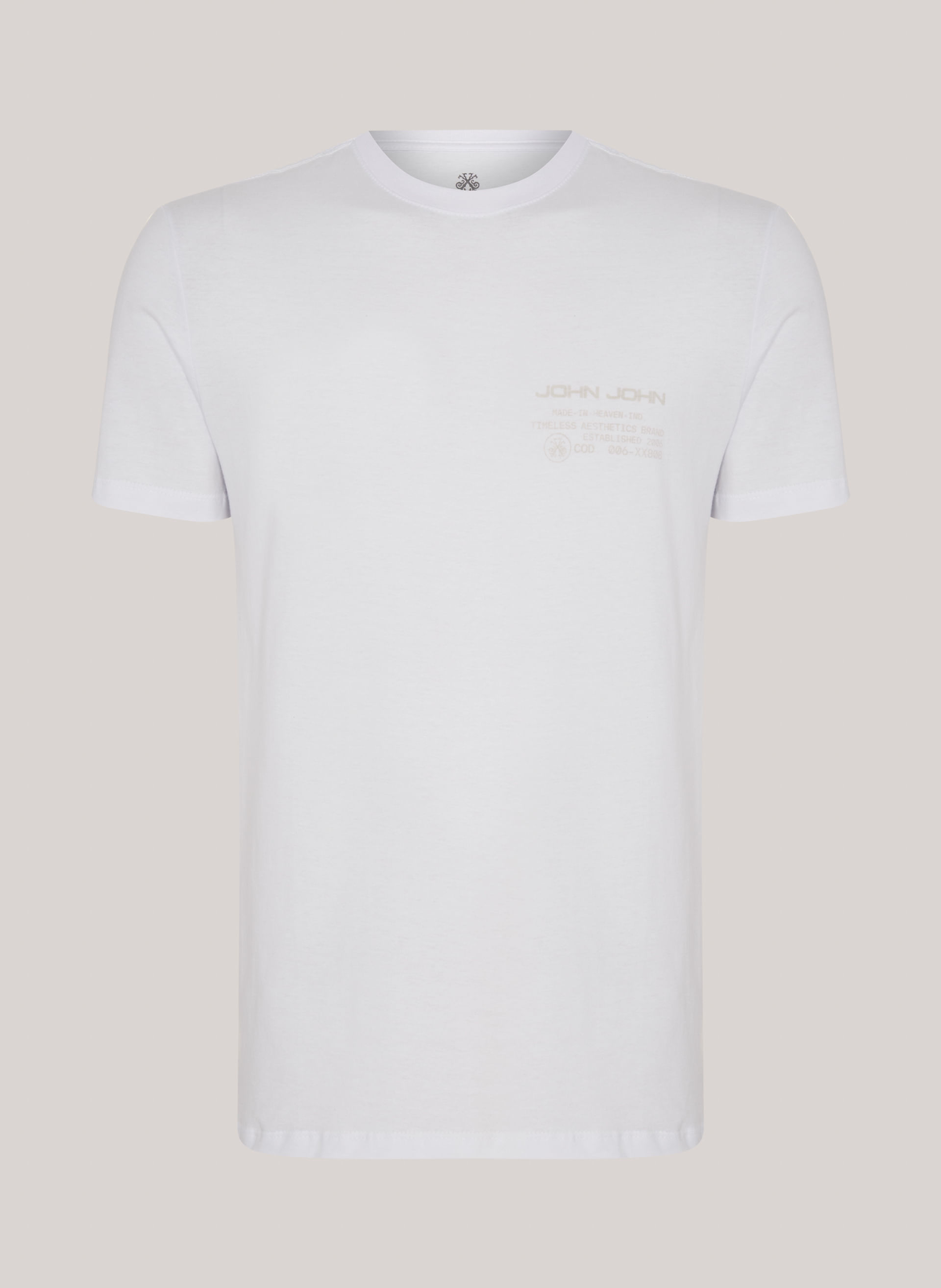 Camiseta Slim Fit Code Zone John John Masculina