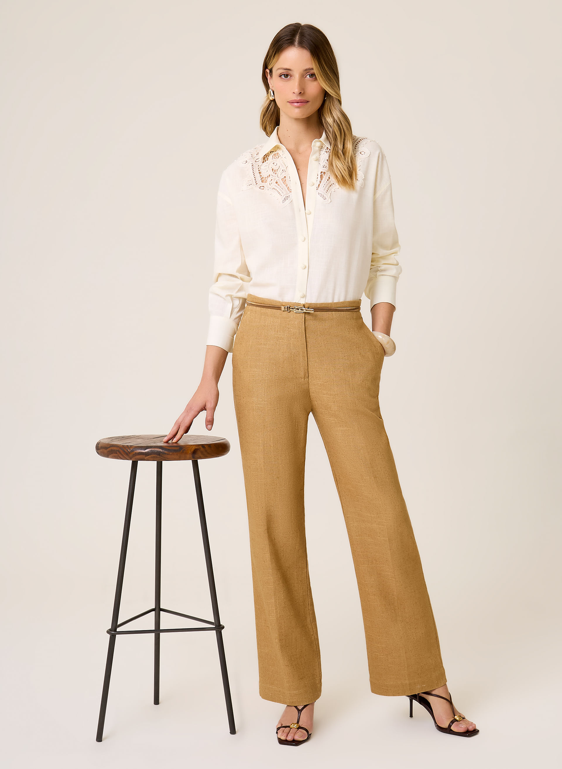 Camisa Regular Fit Helena Dudalina Feminina