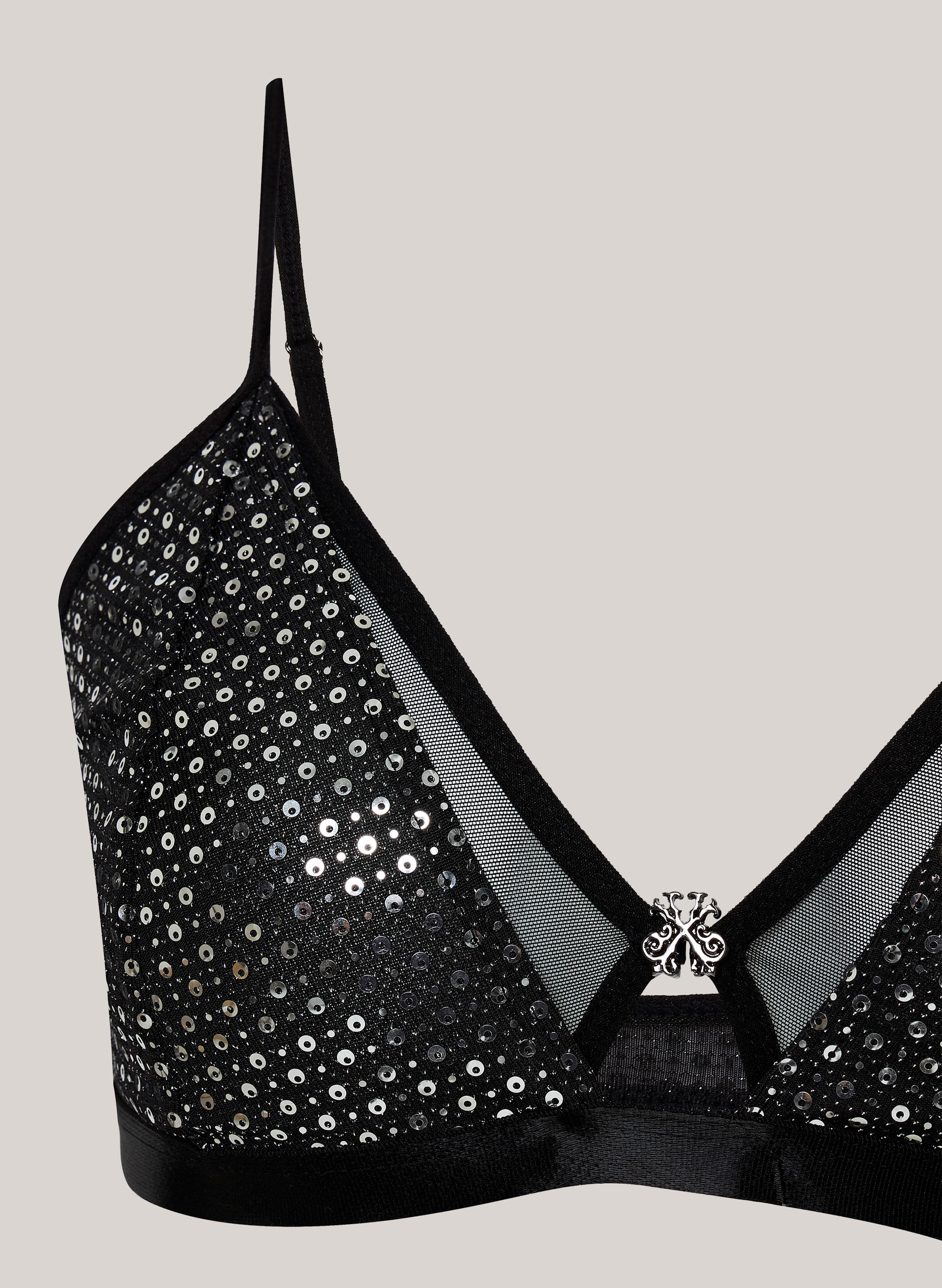 Top Justo Rommy Black John John Feminino