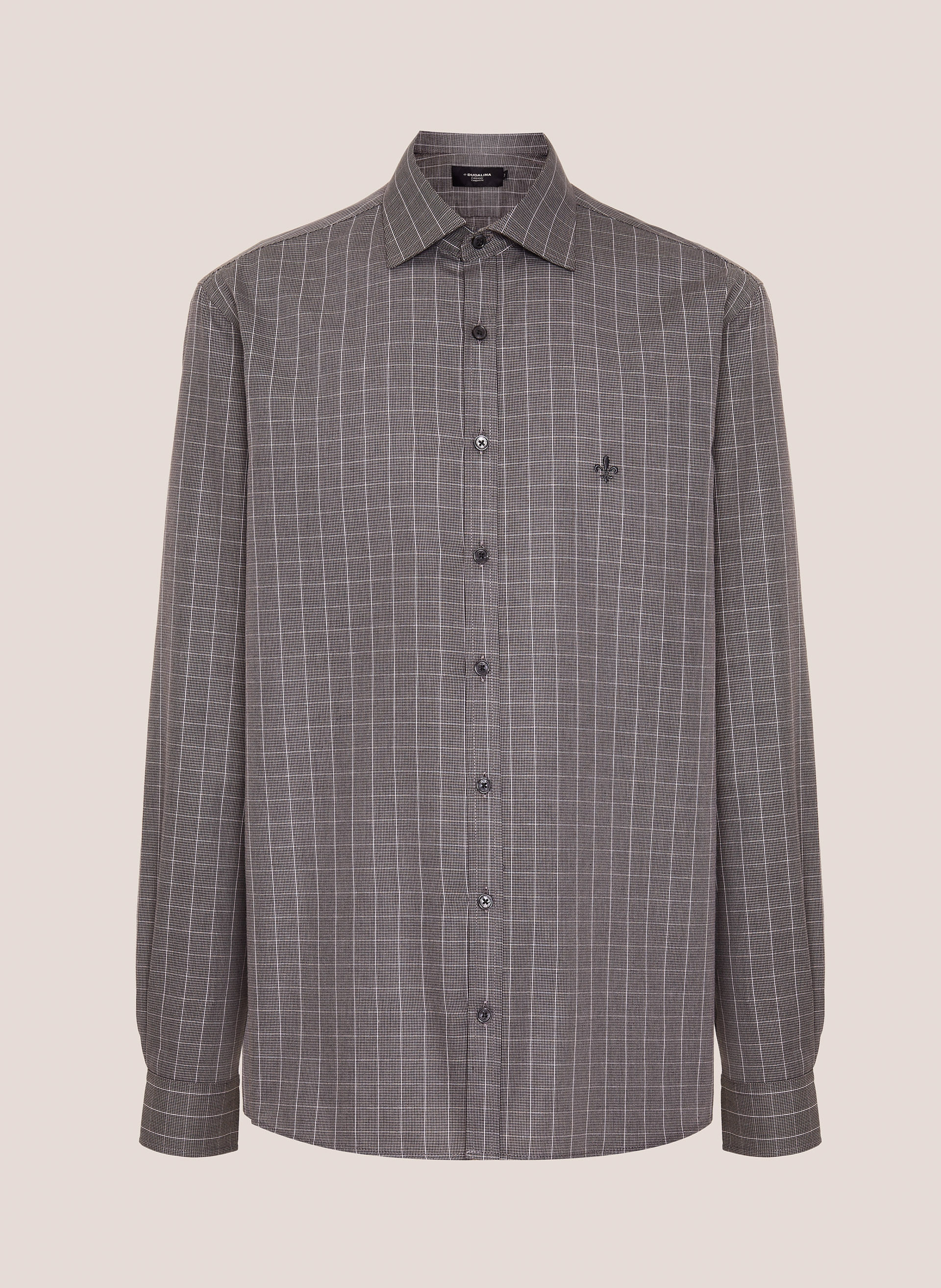 Camisa Comfort Fit Xadrez Fil A Fil Dudalina Masculina
