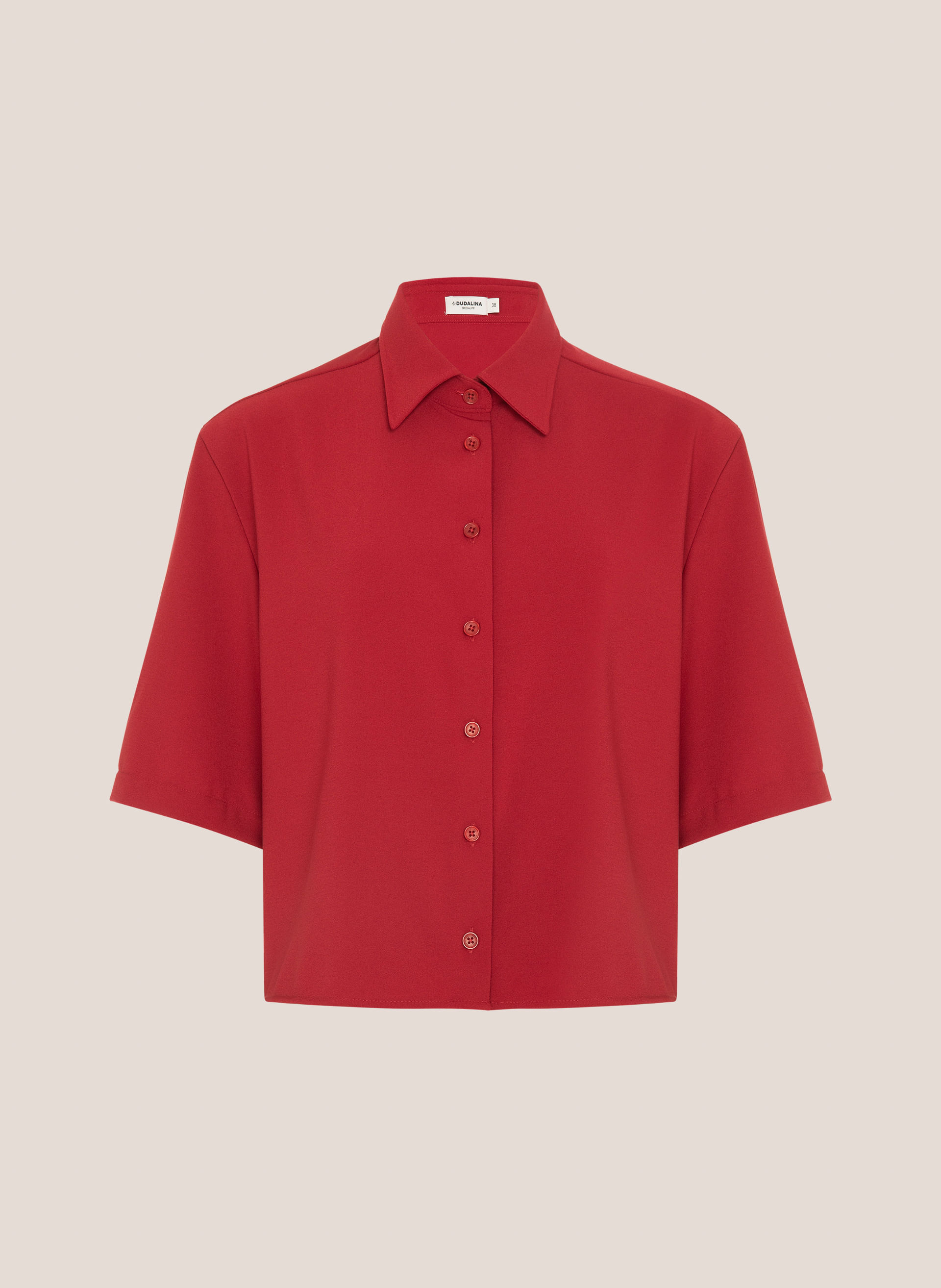 Camisa Cropped Lisa Dudalina Feminina