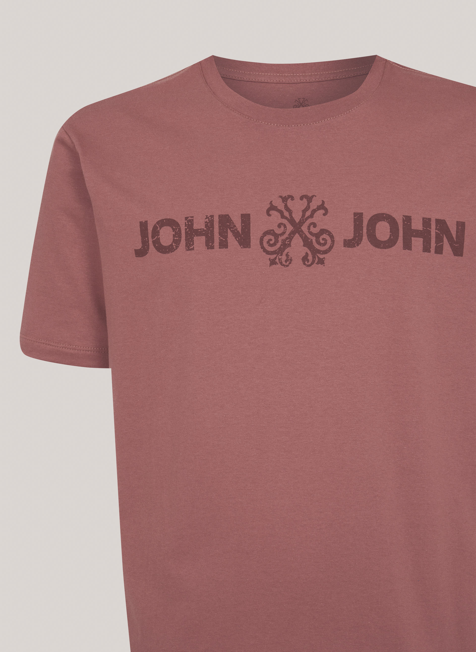 Camiseta Regular Fit Basic Rose John John Masculina