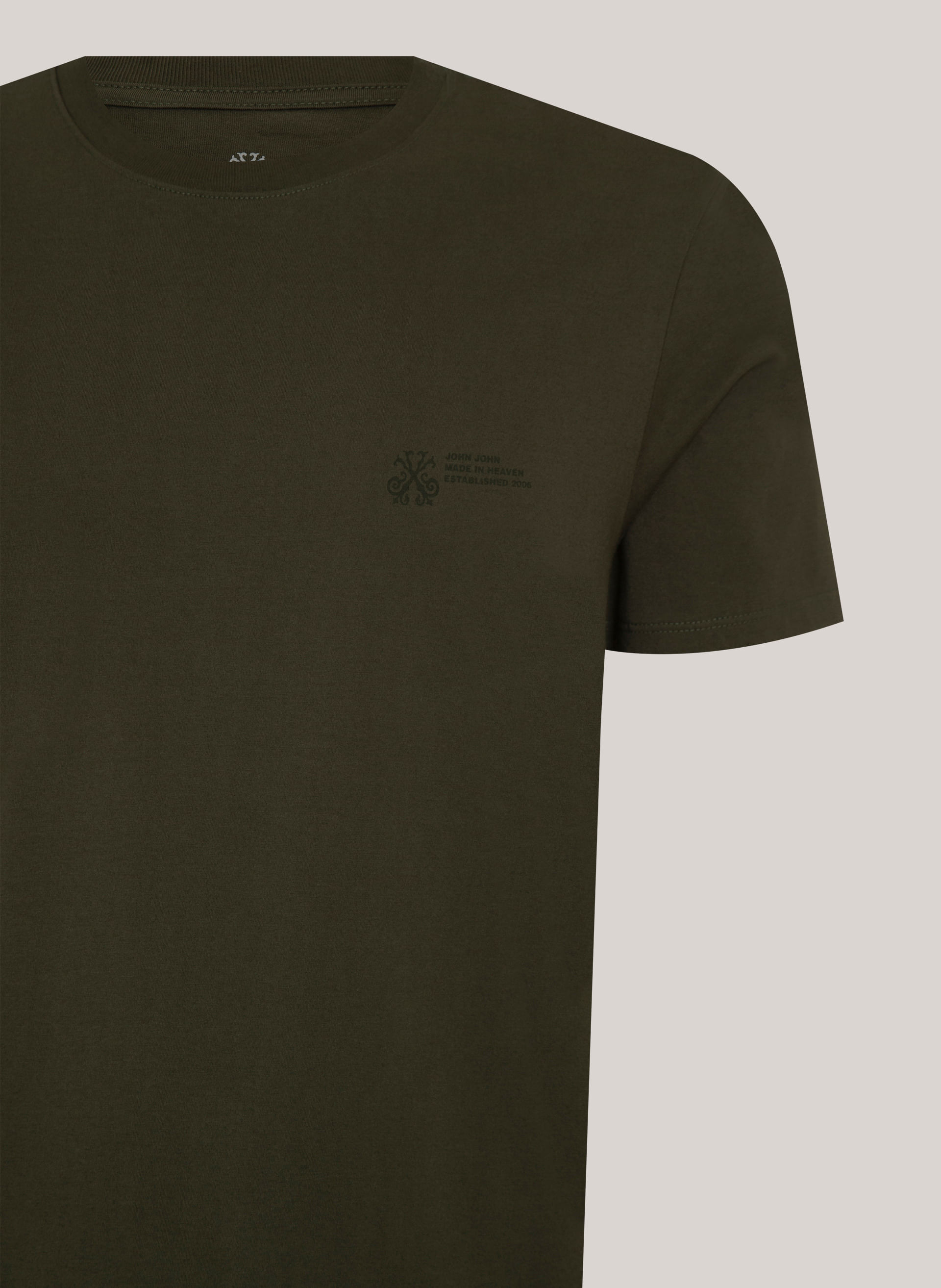 Camiseta Regular Fit Militar John John Masculina