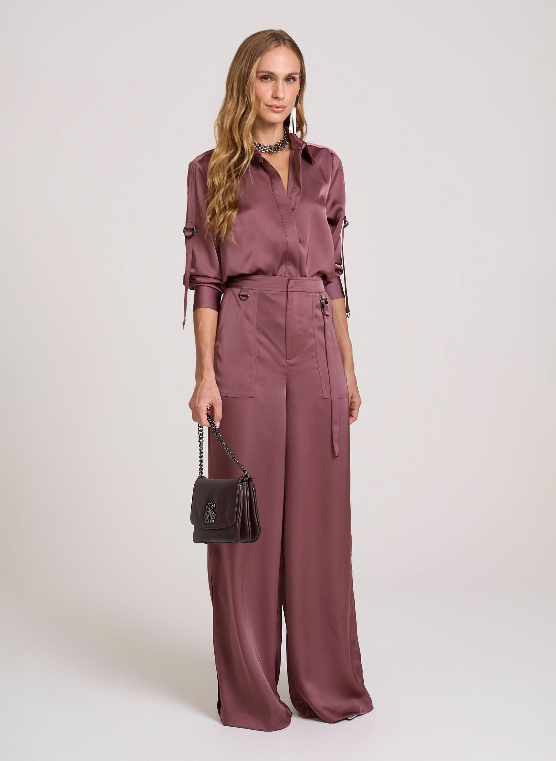 Camisa Ampla Utility John John Feminina