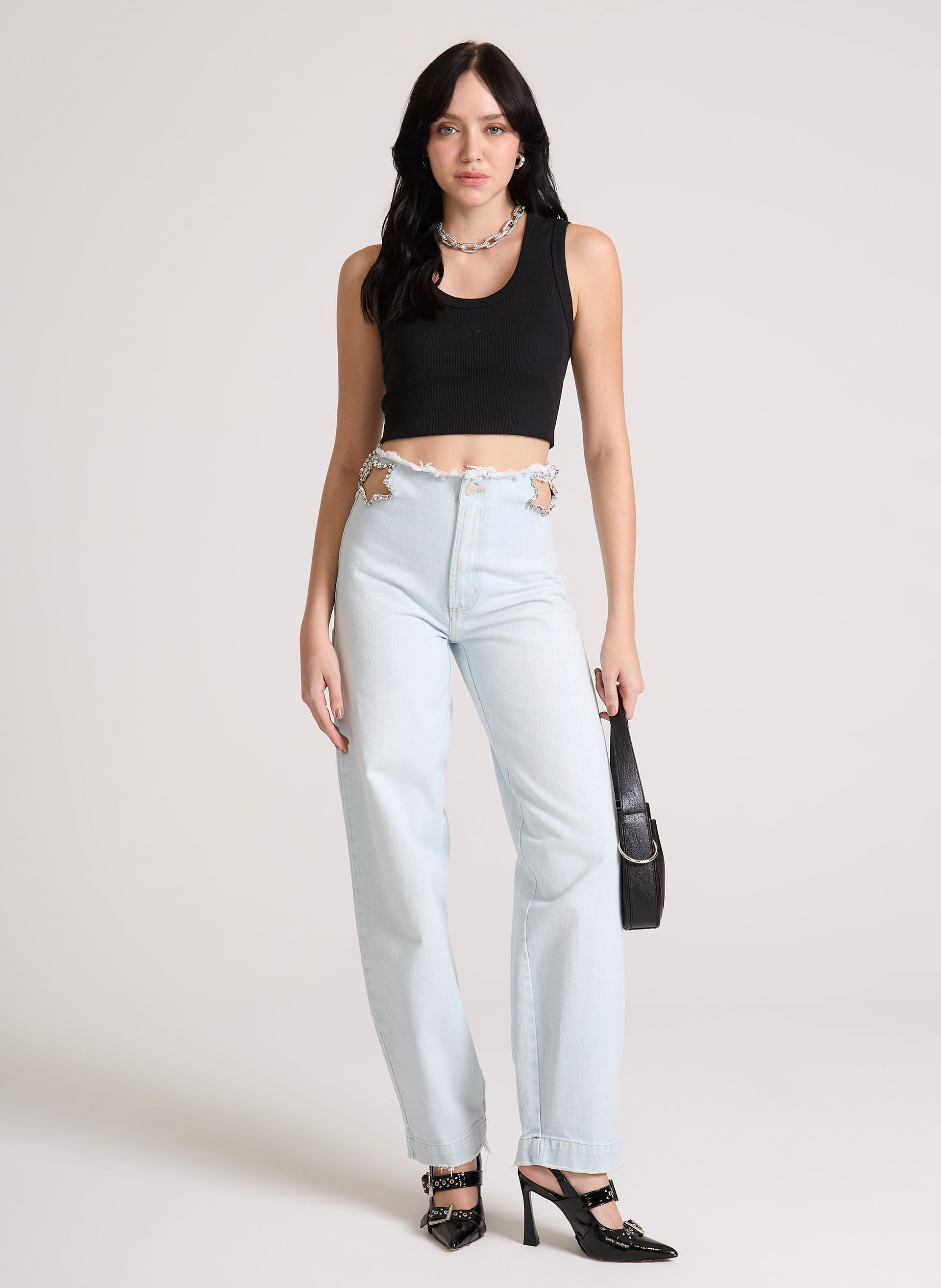 Calça Jeans Rock Daddy Stars John John Feminina