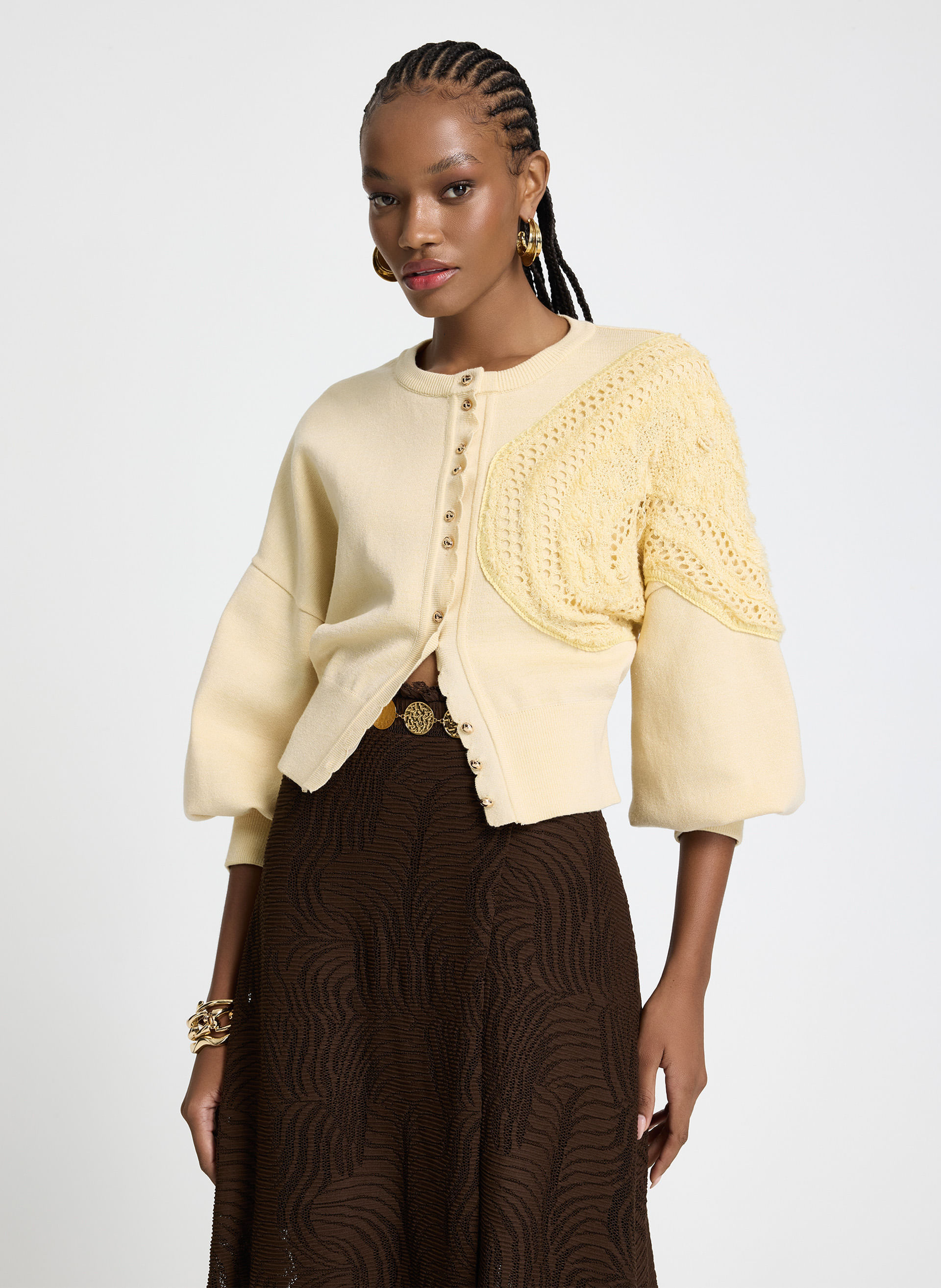 Blusa Le Lis Aura Tricot Feminina